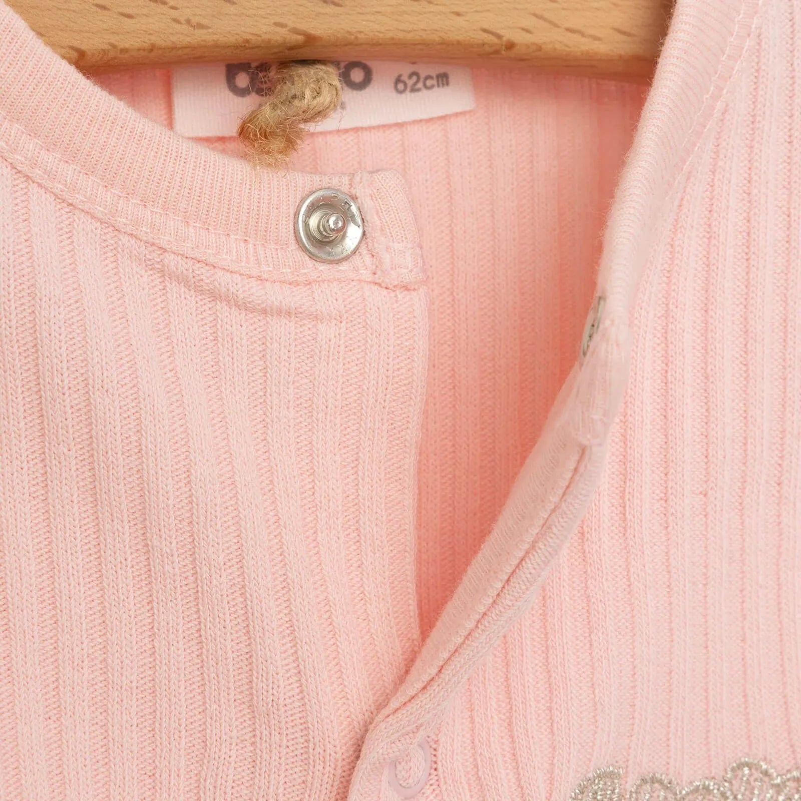 Bebetto Newborn Good Wishes Jumpsuit - Pink - ebebek - Black Friday