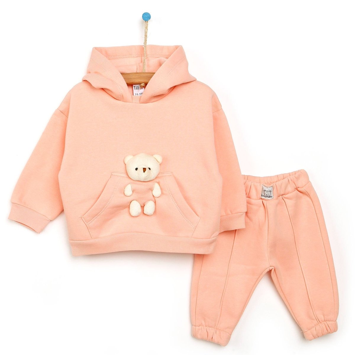 Tuffy Sweatshirt - Footless Bottom - Salmon - ebebek - Black Friday