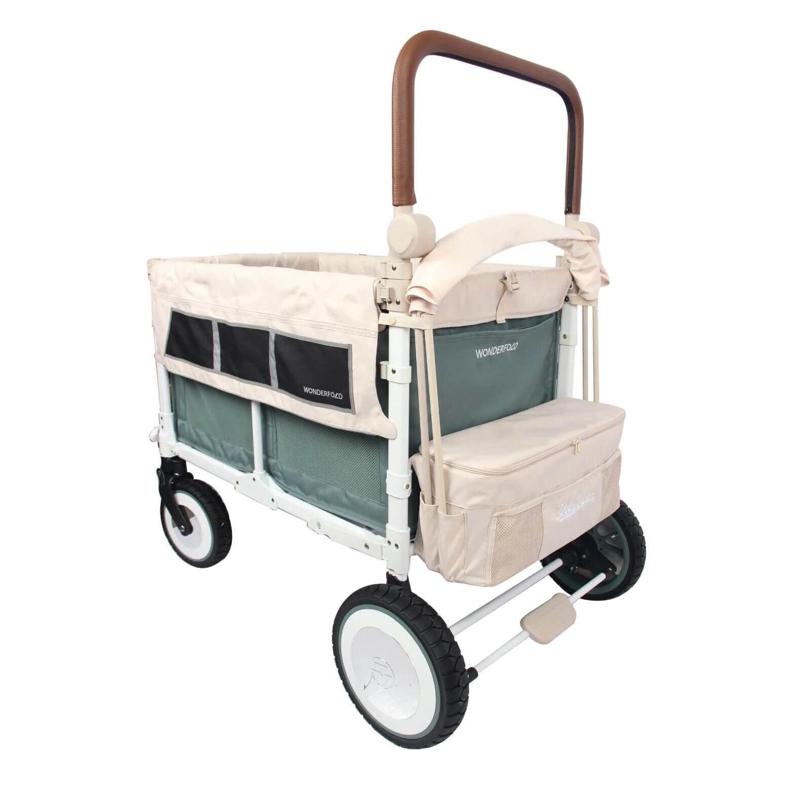 Wonderfold VW4 Volkswagen Stroller Wagon - Green - ebebek - Black Friday