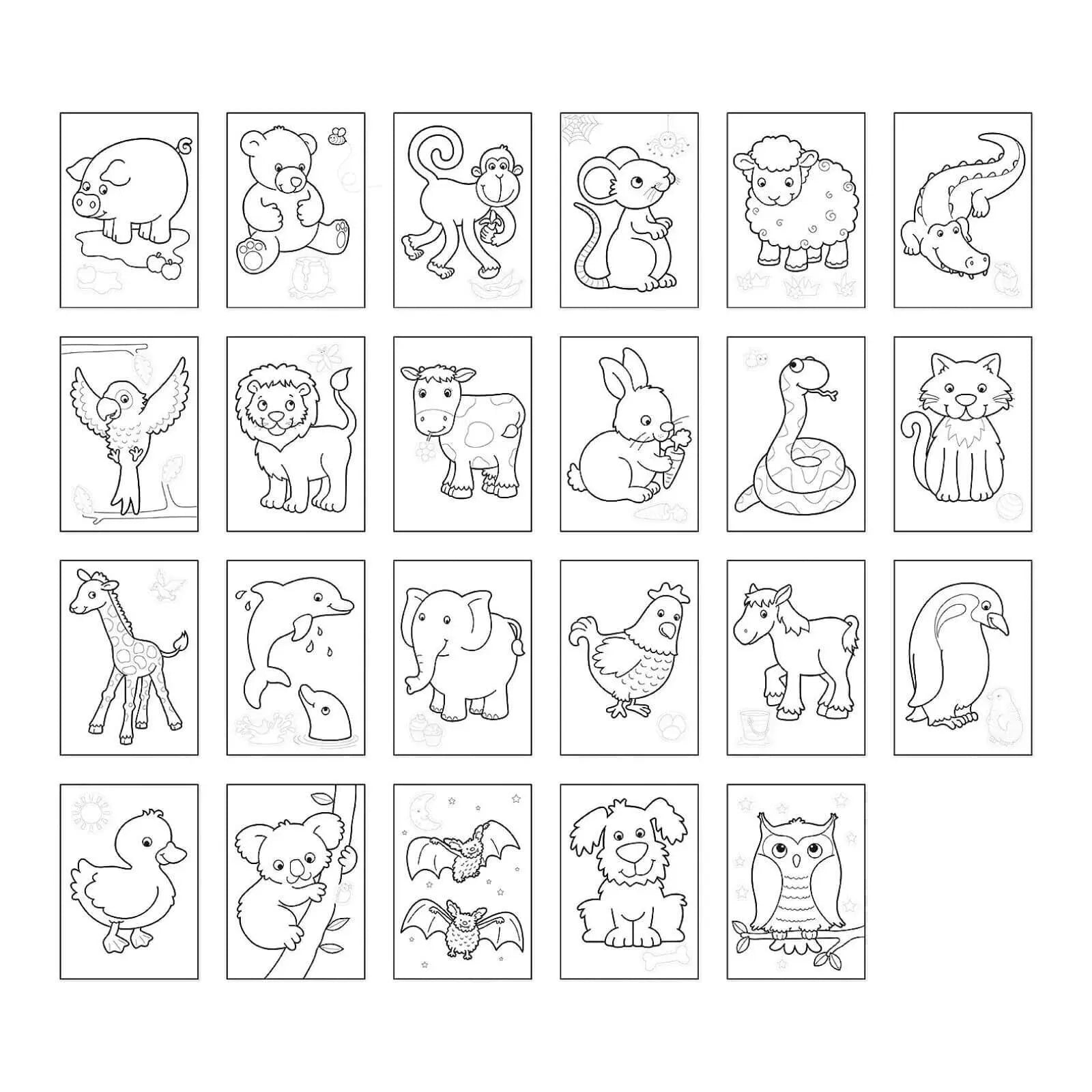 Orchard Toys Animals Colouring Book - ebebek - Black Friday