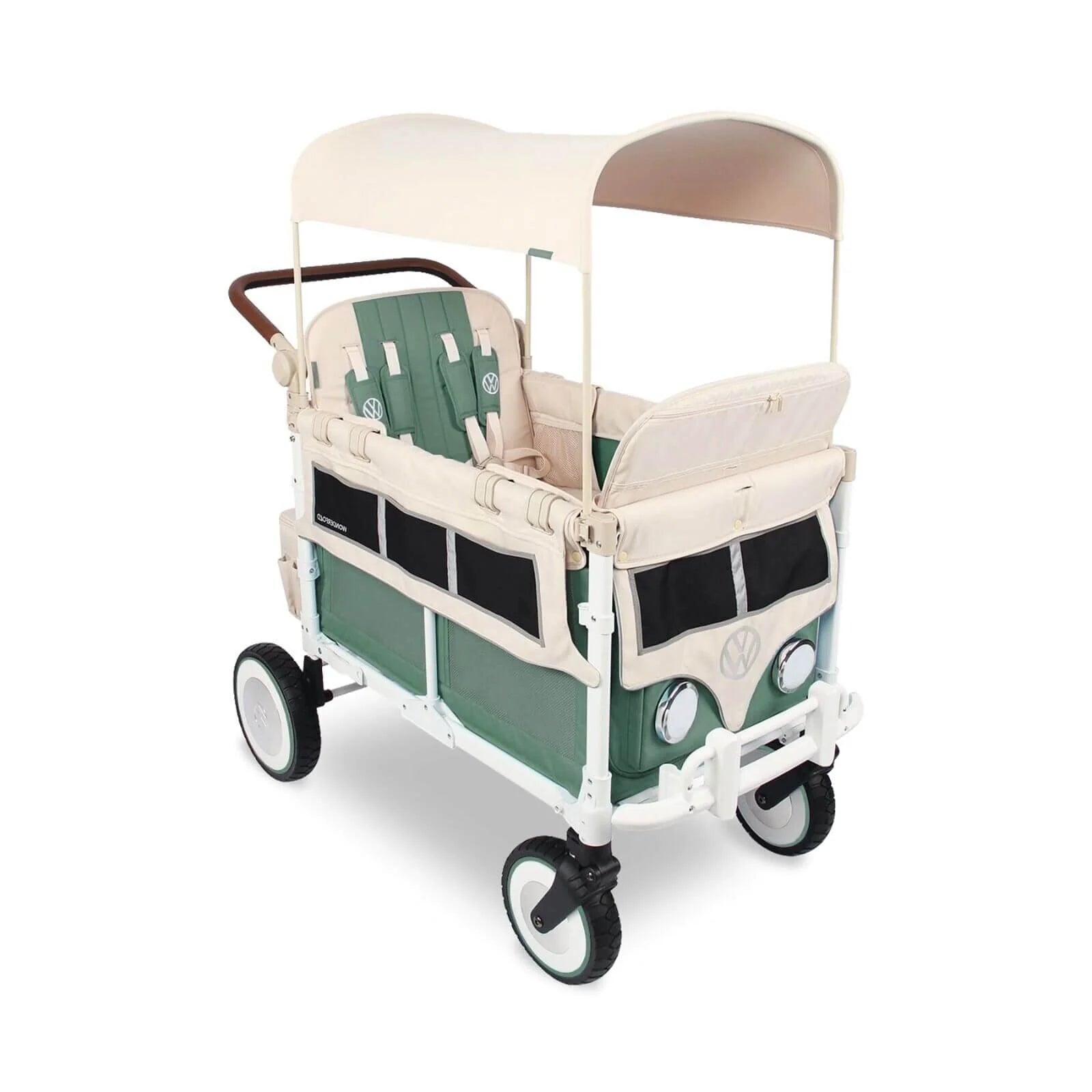 Wonderfold VW4 Volkswagen Stroller Wagon - Green - ebebek - Black Friday
