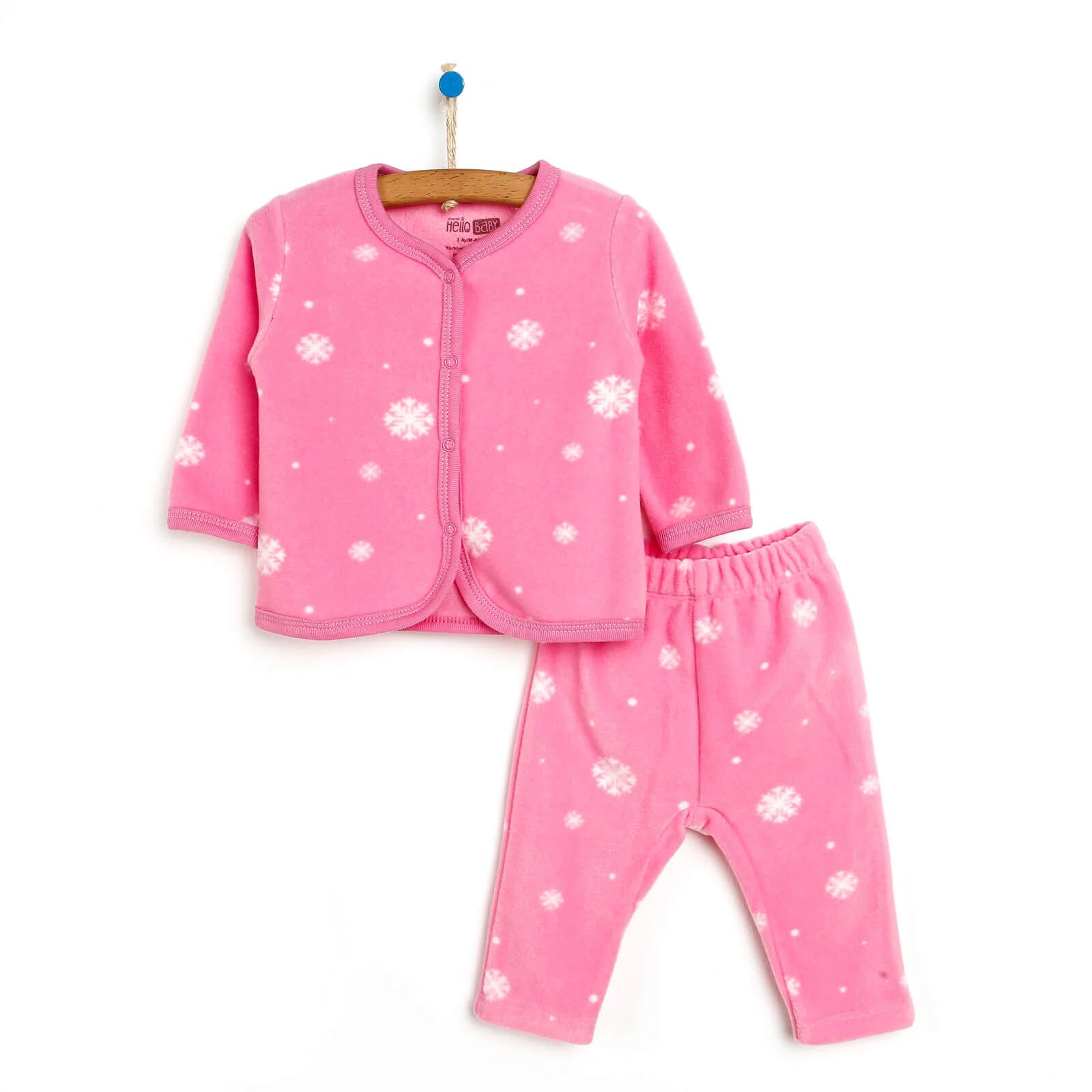 HelloBaby Newborn Baby Girl Fleece Cardigan - ebebek - Black Friday