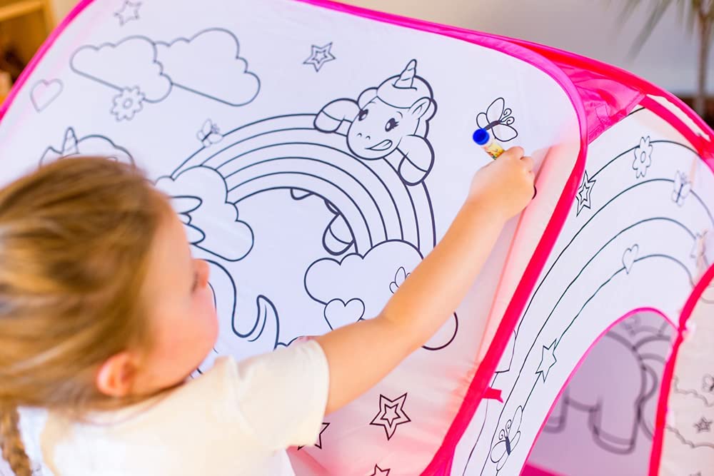 One For Fun Colour Your Own Play Tent - Unicorn - ebebek - Black Friday