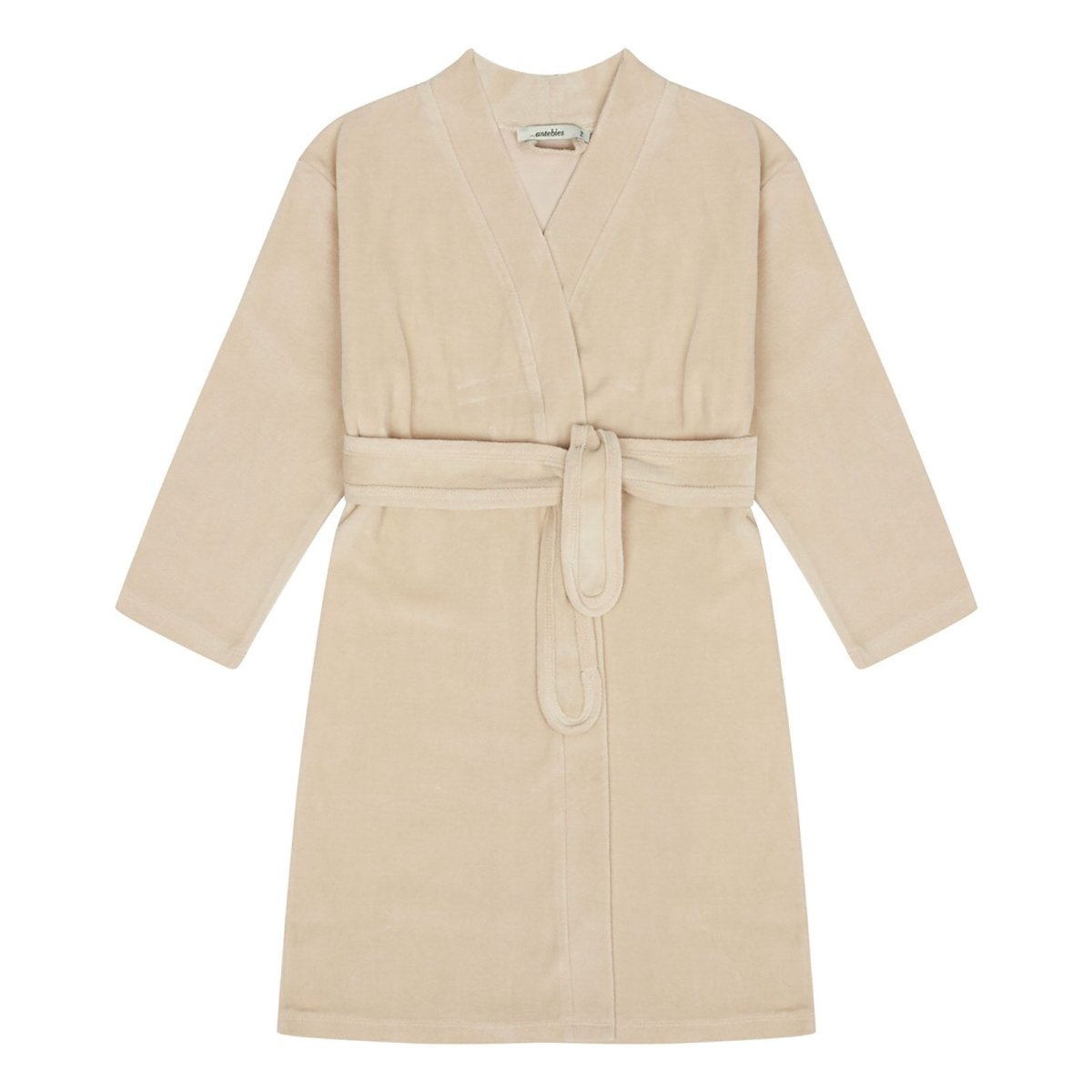 Antebies Beige Velvet Robe - ebebek - Black Friday