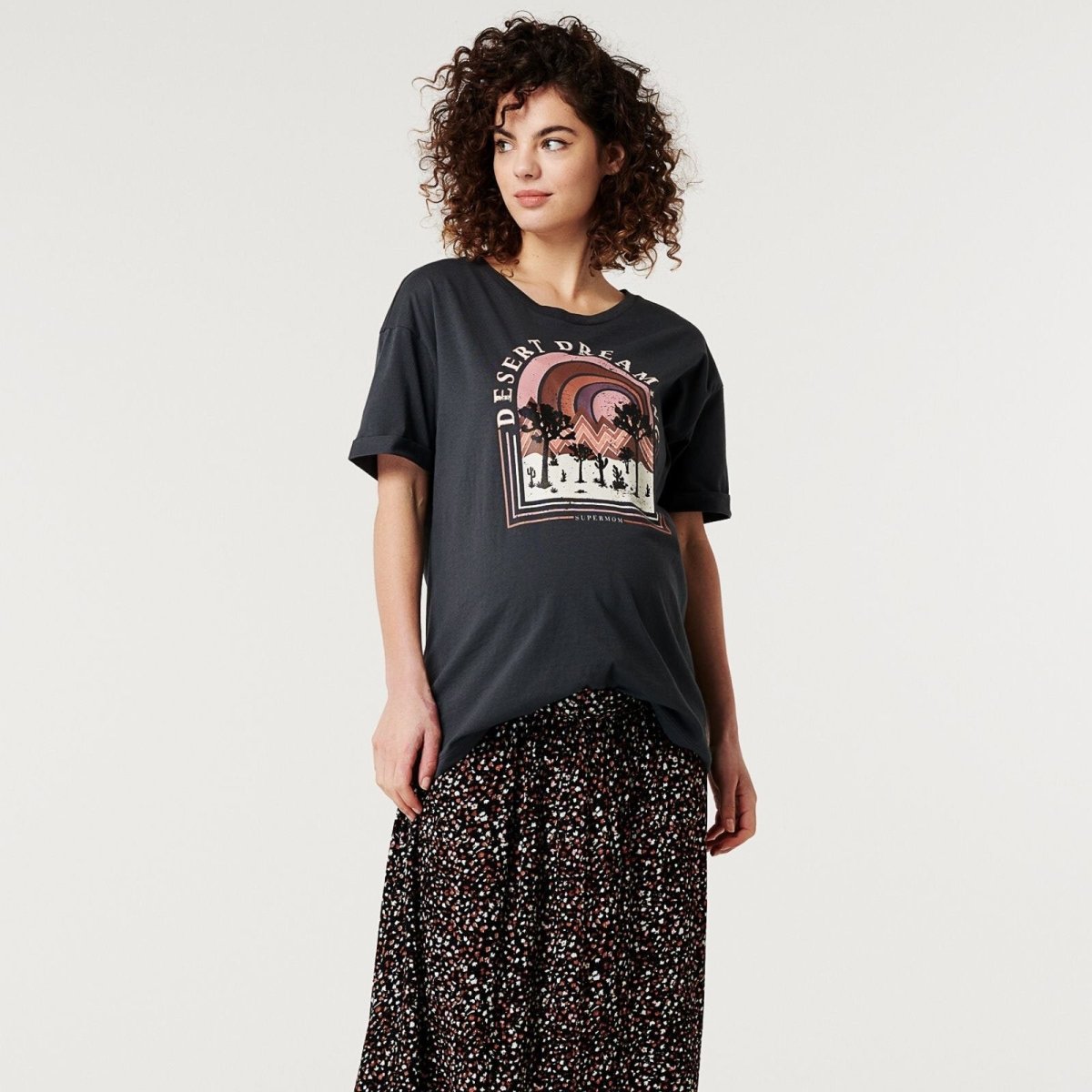 Supermom T-shirt Annan - Anthracite - ebebek - Black Friday