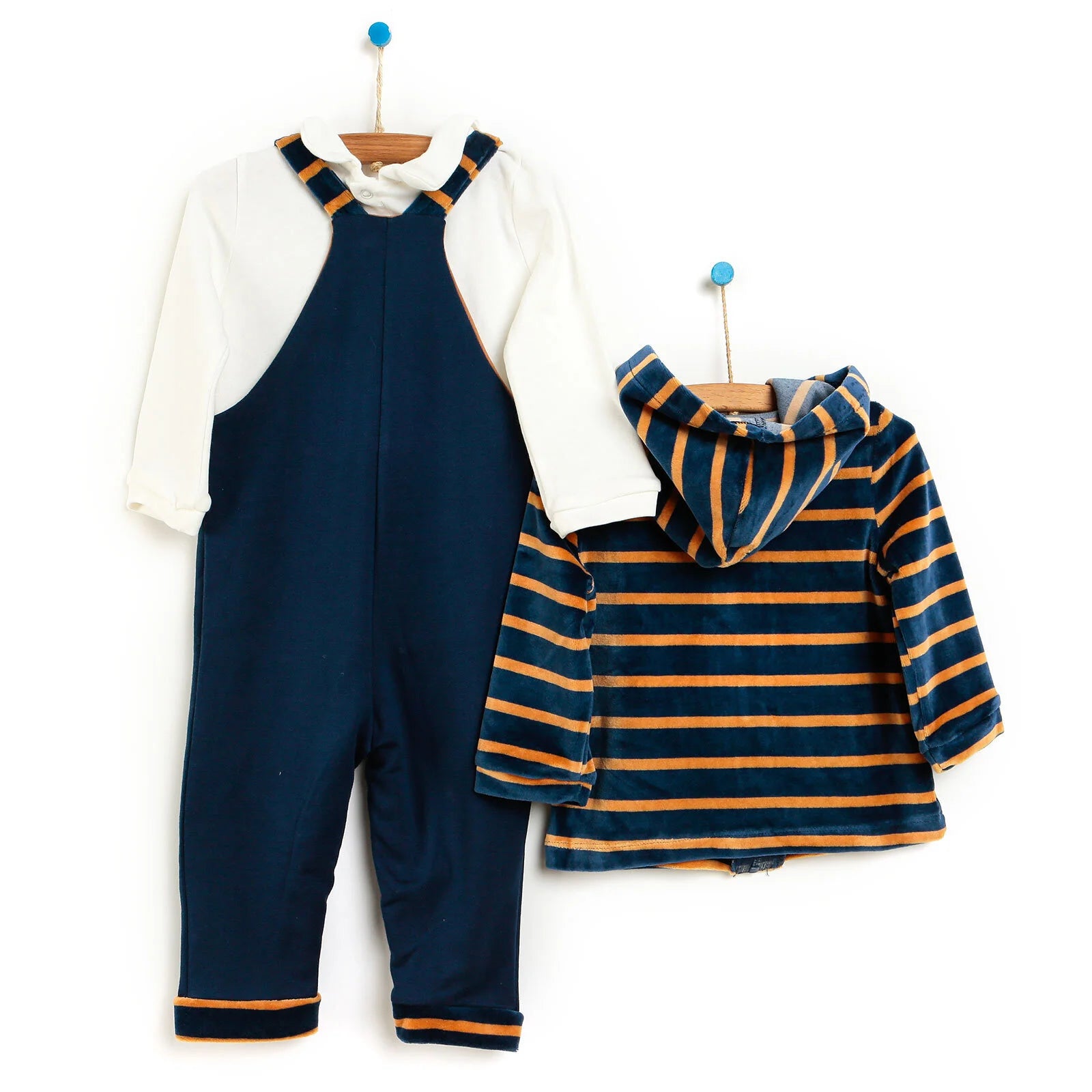 Cassiope Newborn Biscuits Overalls - Sweatshirt - Navy Blue - ebebek - Black Friday