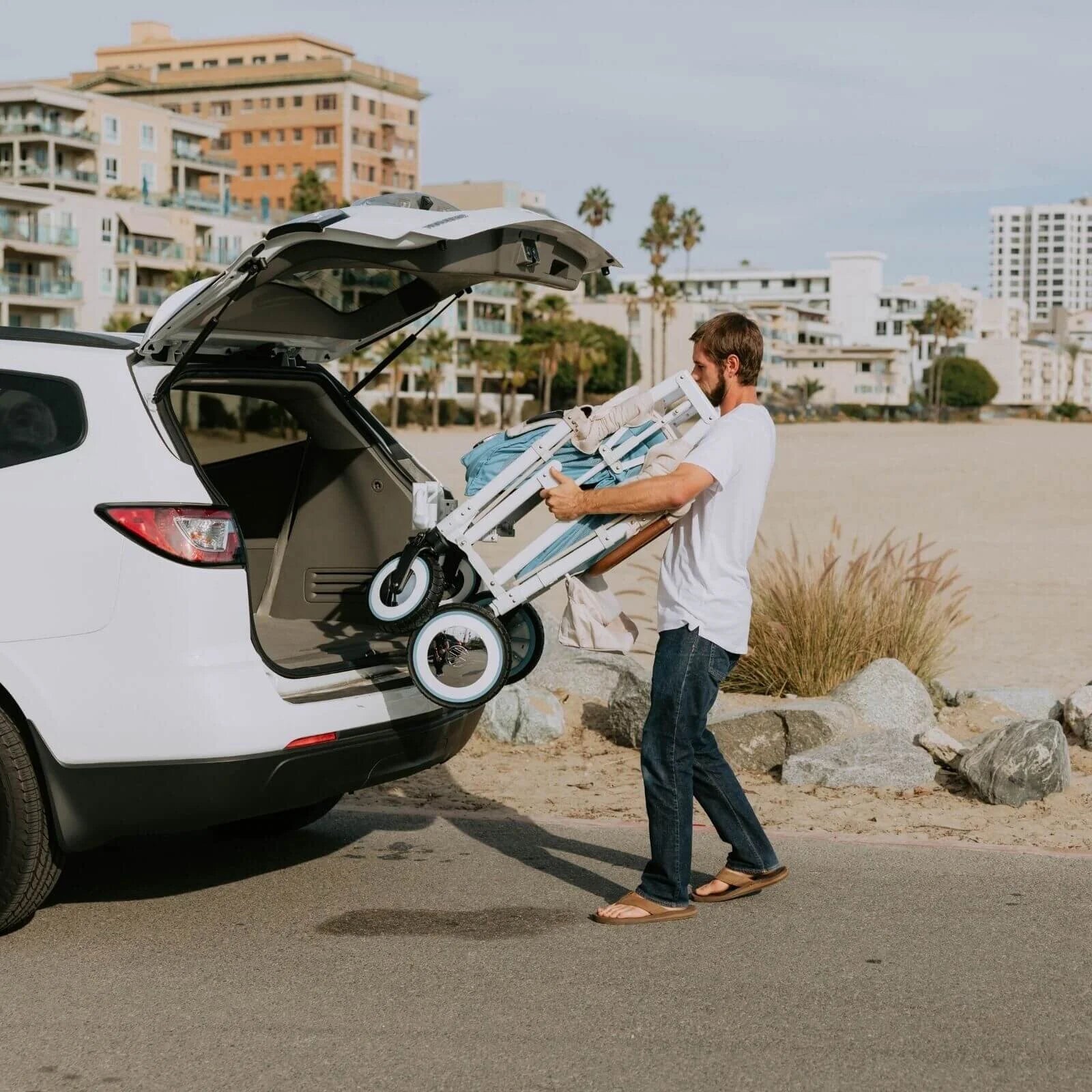 Wonderfold VW4 Volkswagen Stroller Wagon - Blue - ebebek - Black Friday