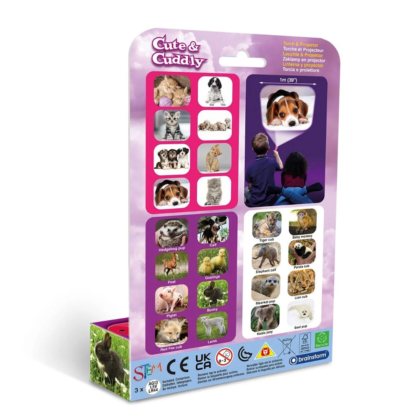 Brainstorm Torch and Projector - Cute & Cuddly - ebebek - Black Friday