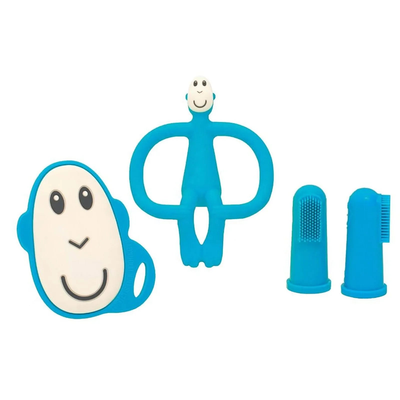 Matchstick Monkey Monkey Teething Starter Set - Blue - ebebek - Black Friday
