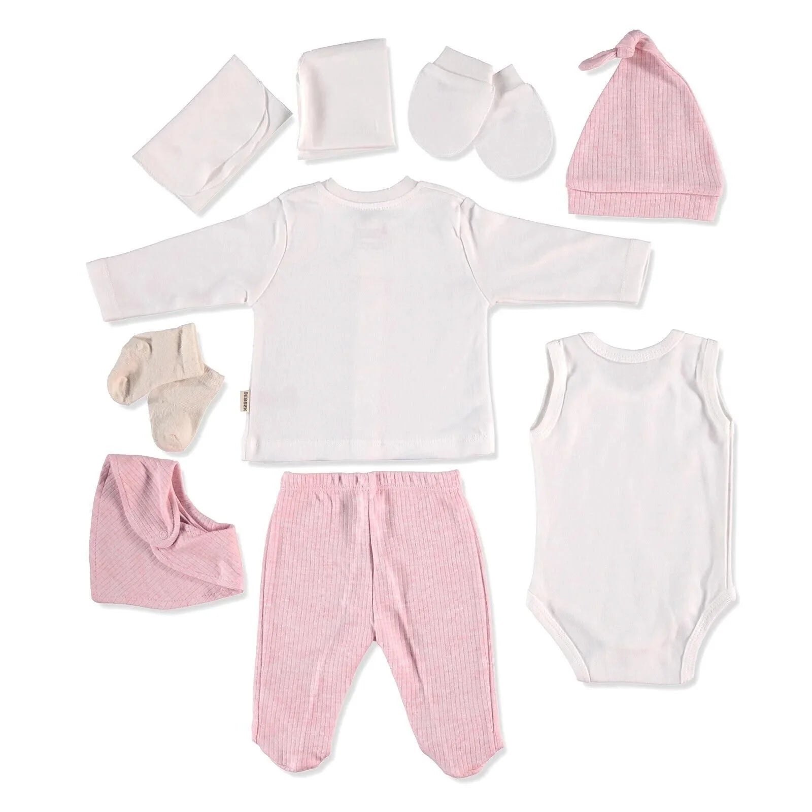 Bebbek Baby Girl 10 Pcs Newborn Starter Set - Pink - ebebek - Black Friday