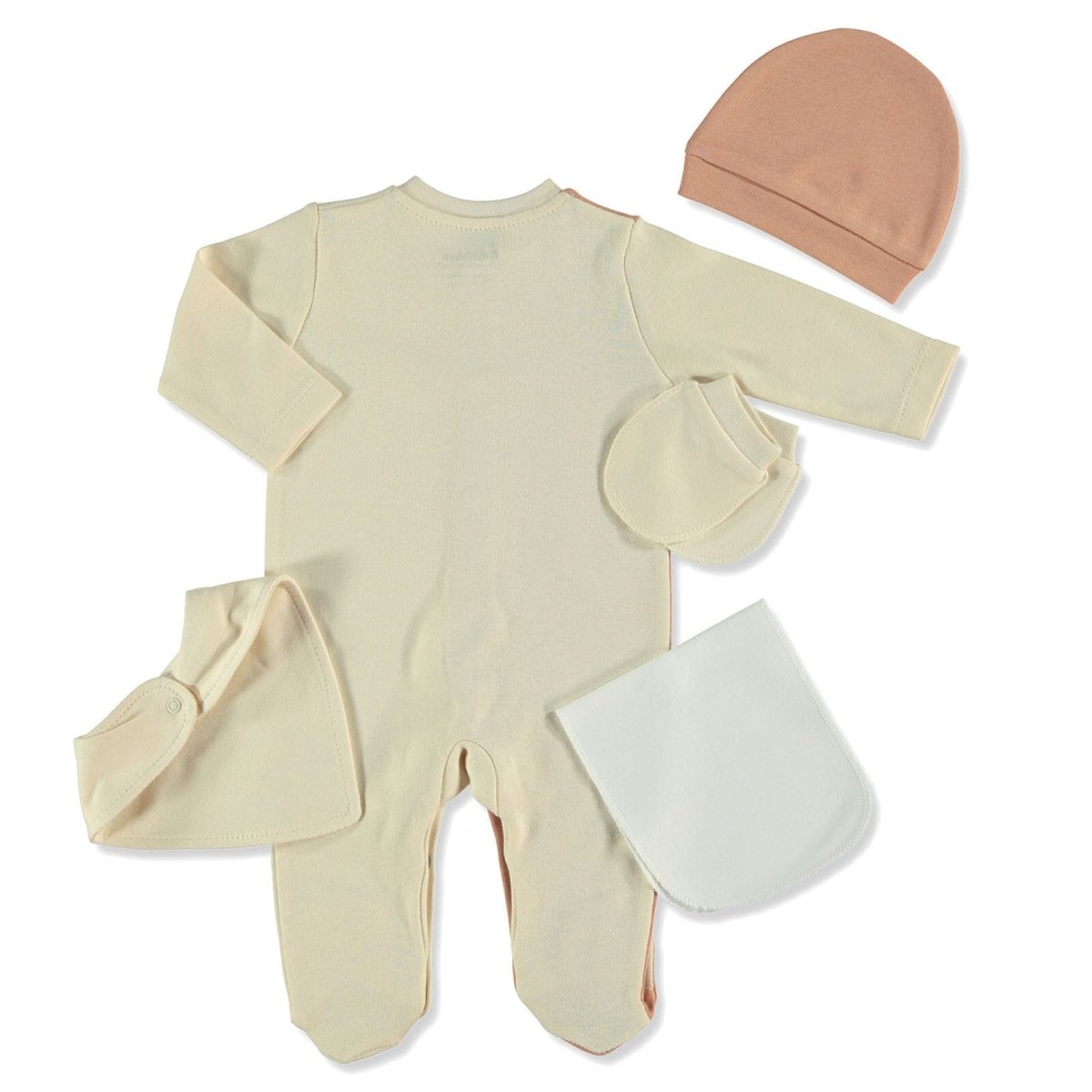 Bebbek Baby Boy 5 Pcs Newborn Starter Set - Beige - ebebek - Black Friday
