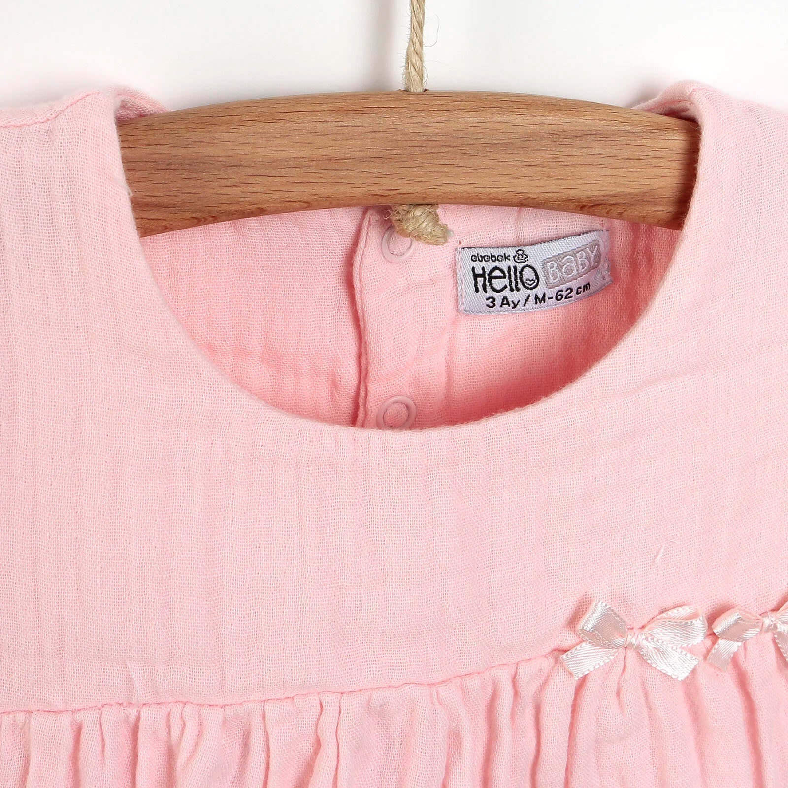 HelloBaby Newborn Bodysuit Dress - Light Pink - ebebek - Black Friday