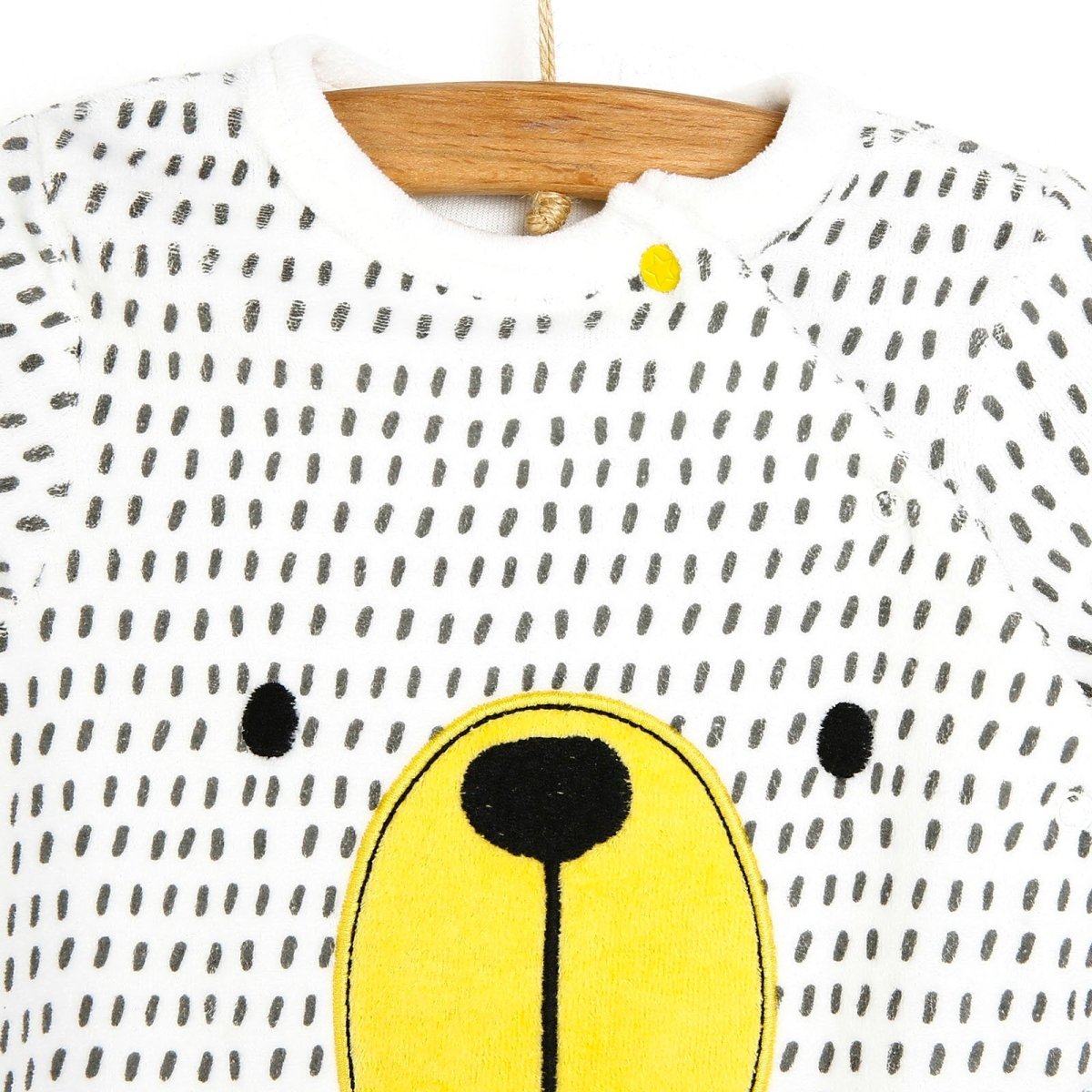 Cassiope Newborn Velvet Jumpsuit - Hat - Ecru - ebebek - Black Friday