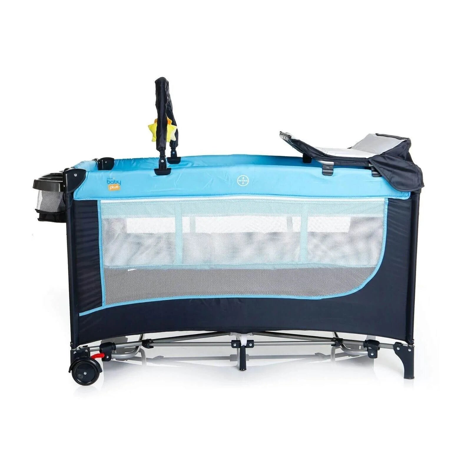 baby plus Play - Sleep Travel Cot - Ocean Blue - baby plus - ebebek