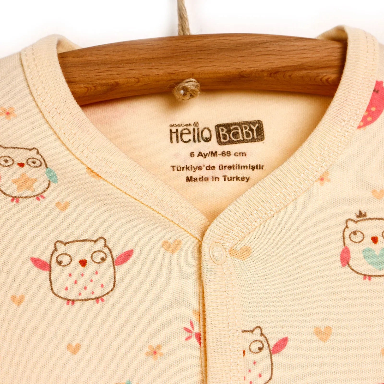 HelloBaby Basic Baby Girl Pyjamas Set - Ecru - ebebek - Black Friday