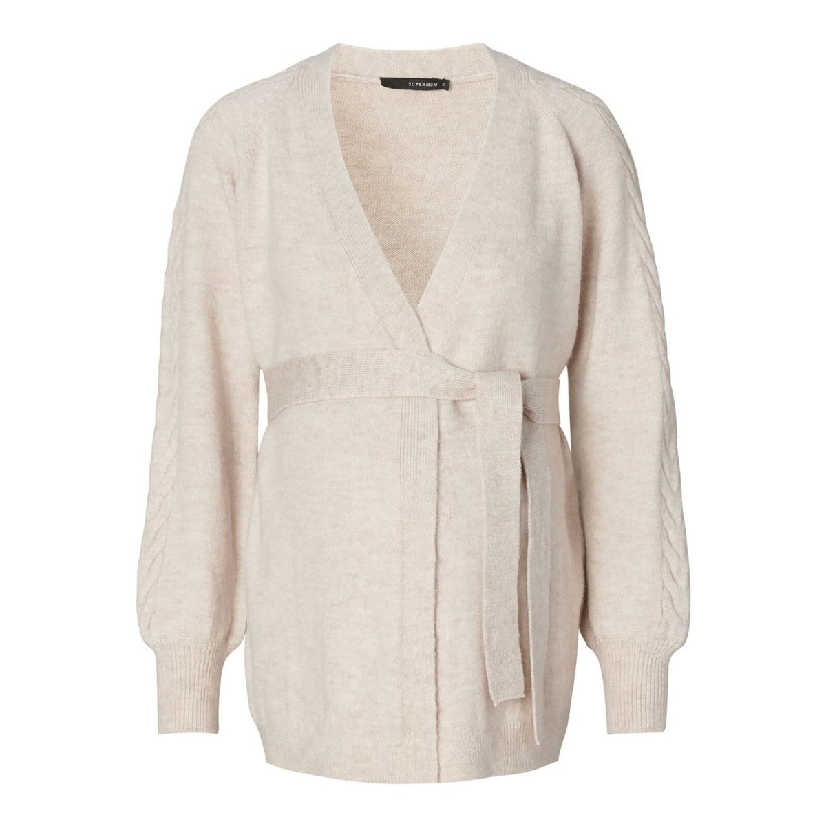 Supermom Cardigan Broadway Long Sleeve - Oatmeal - ebebek - Black Friday
