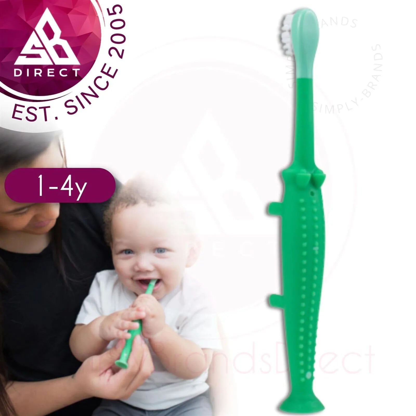 Dr. Brown's Toddler Toothbrush Crocodile 1 - 4 years - ebebek - Black Friday