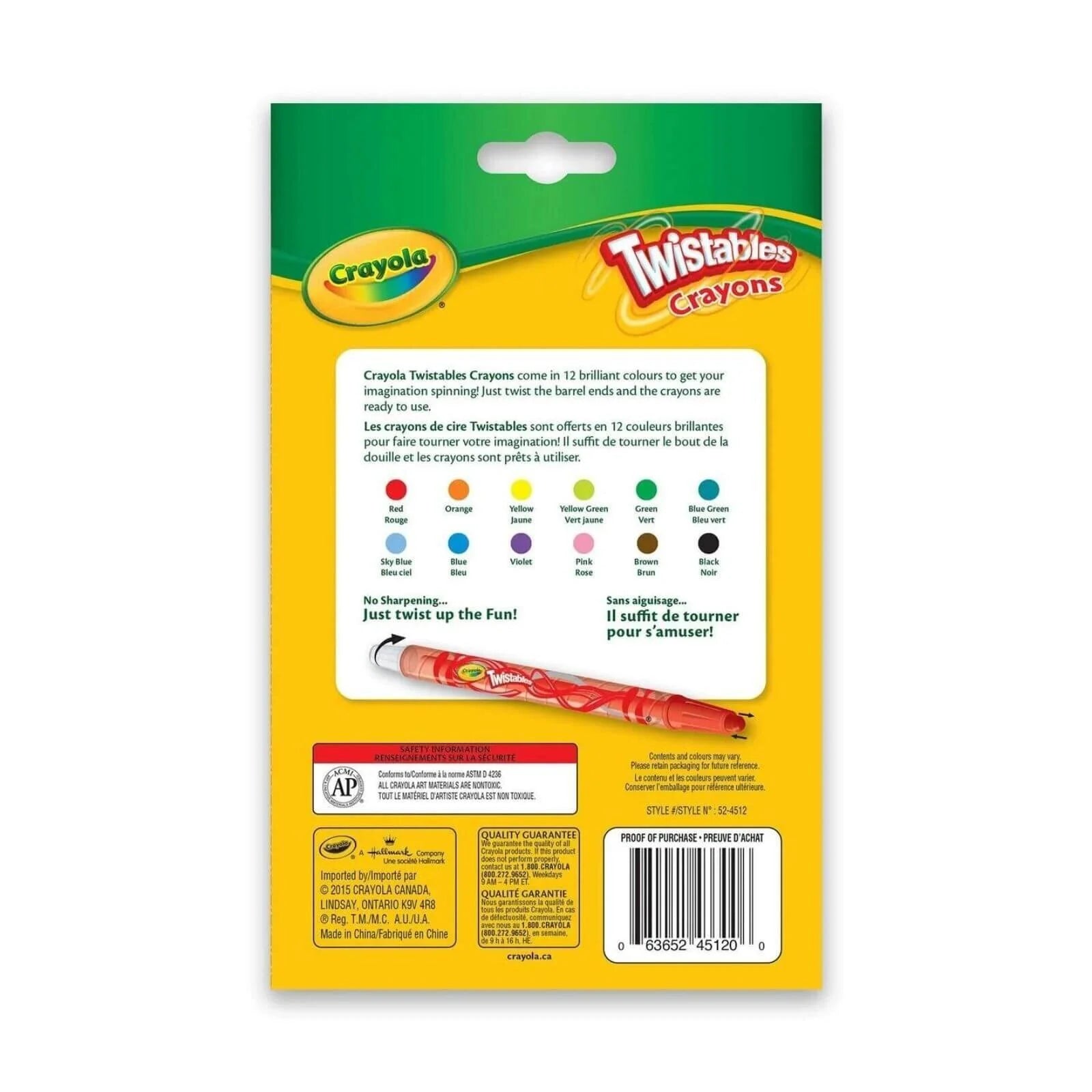Crayola 12 Twistable Crayons - ebebek - Black Friday