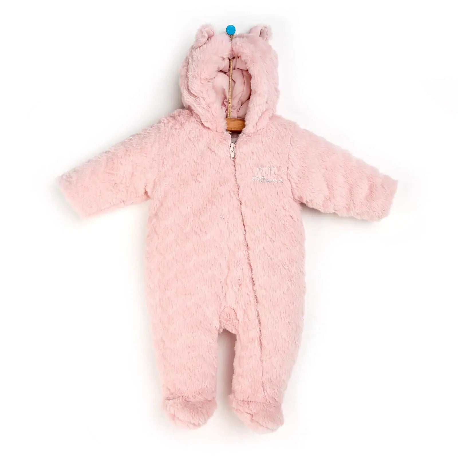 Bebetto Welsoft Footed Jumpsuit - Light Pink - ebebek - Black Friday