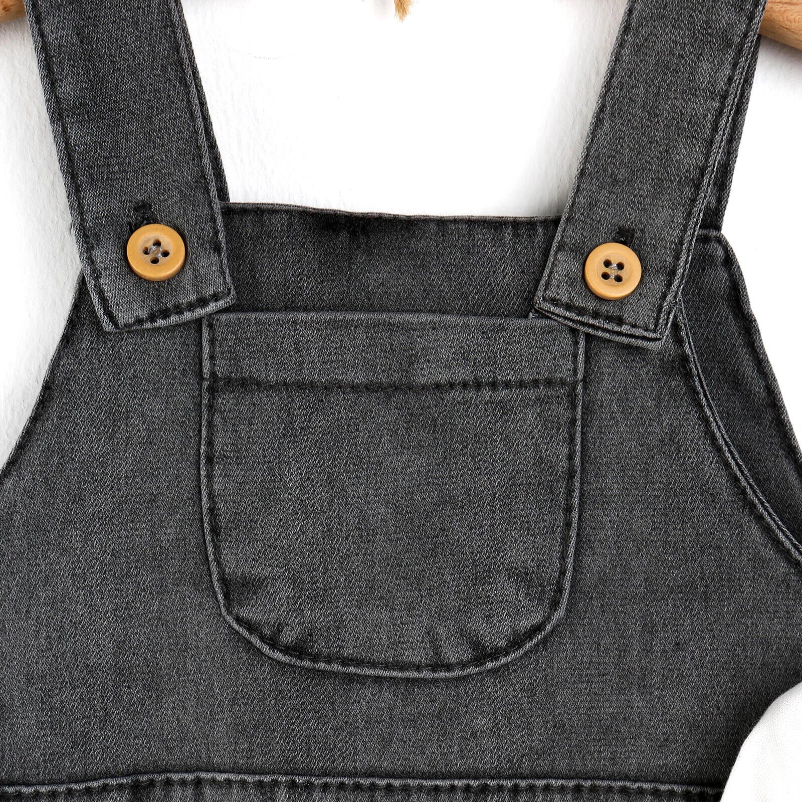 HelloBaby Overall Shorts - Sweatshirt - Anthracite - ebebek - Black Friday