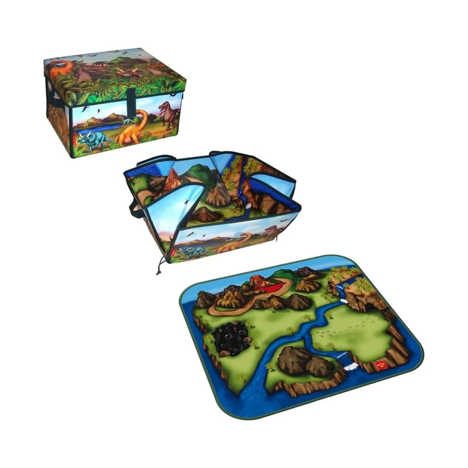 Peterkin Dinosaur ZipBin & Playmat Plus 2 pcs - ebebek - Black Friday