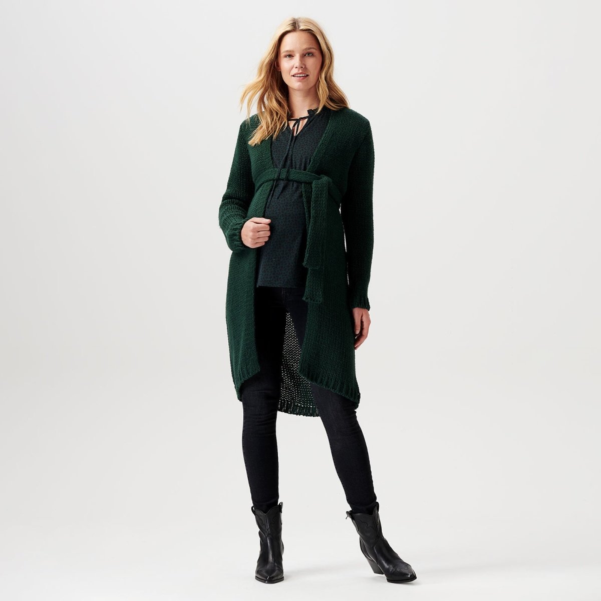 Noppies Cardigan Rotan Long Sleeve - Green Gables - ebebek - Black Friday