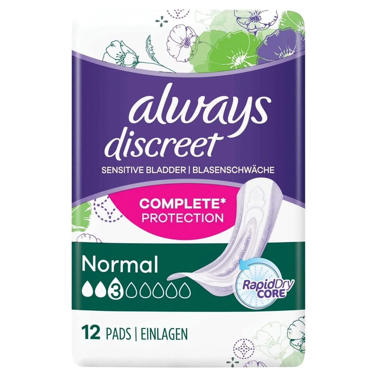 Always Discreet Incontinence Pads Normal 12 pcs - ebebek - Black Friday