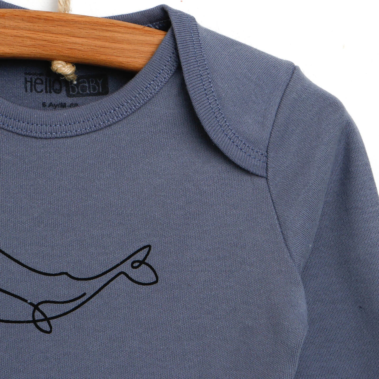 HelloBaby Long Sleeve Bodysuit - Purple - HelloBaby - ebebek