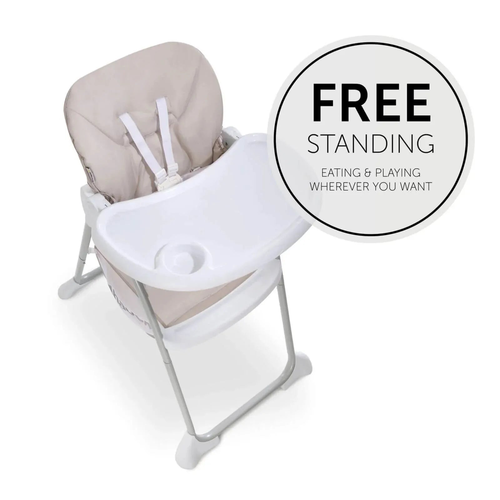 Hauck Sit N Fold Highchair - Beige - ebebek - Black Friday