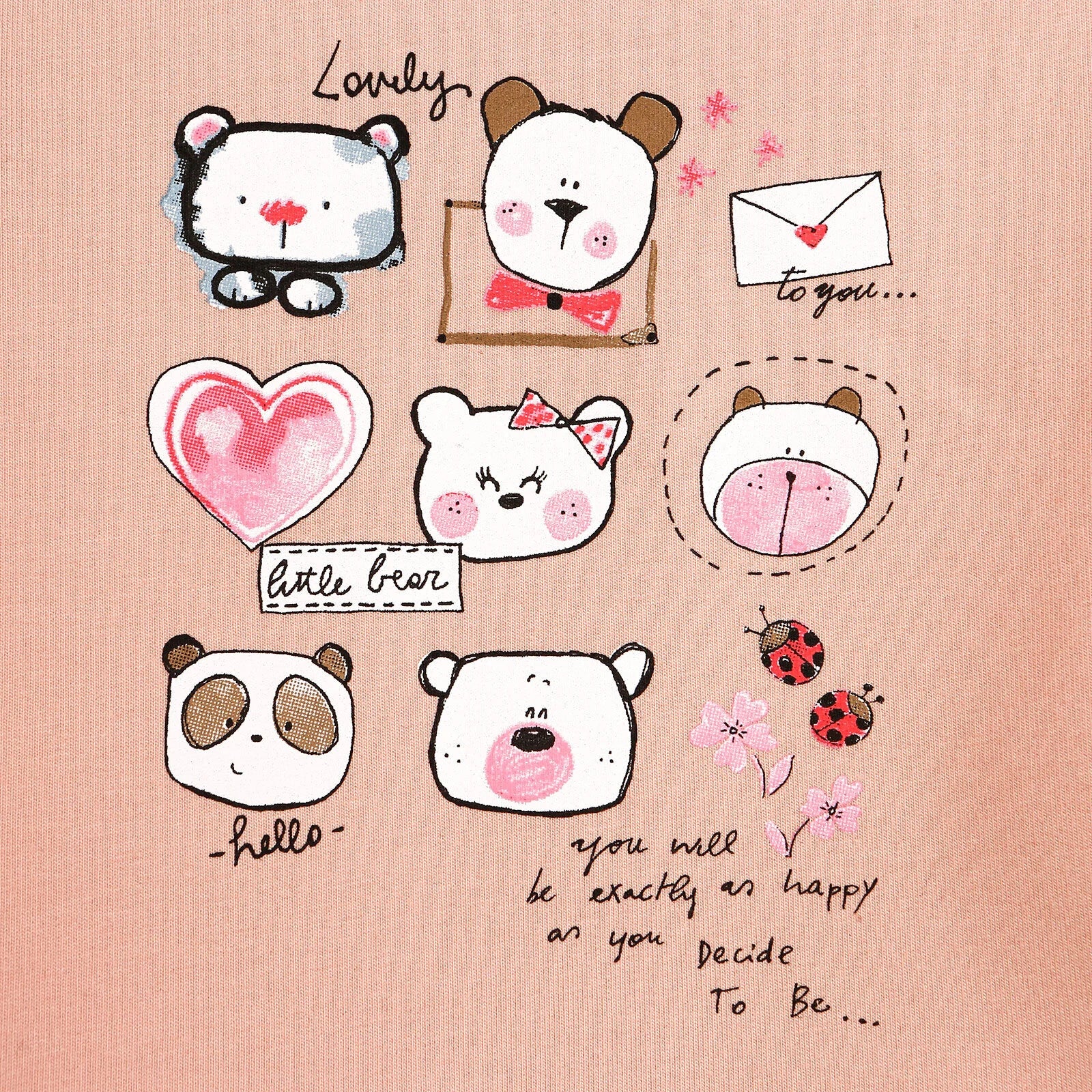 HelloBaby Basic Printed Baby Tracksuit - Pink - ebebek - Black Friday