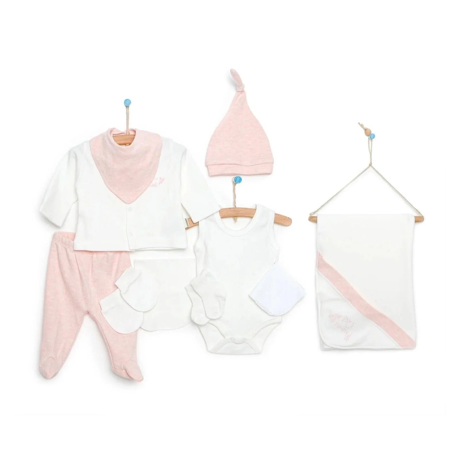 Bebbek Baby Girl 10 Pcs Newborn Starter Set - Salmon - ebebek - Black Friday