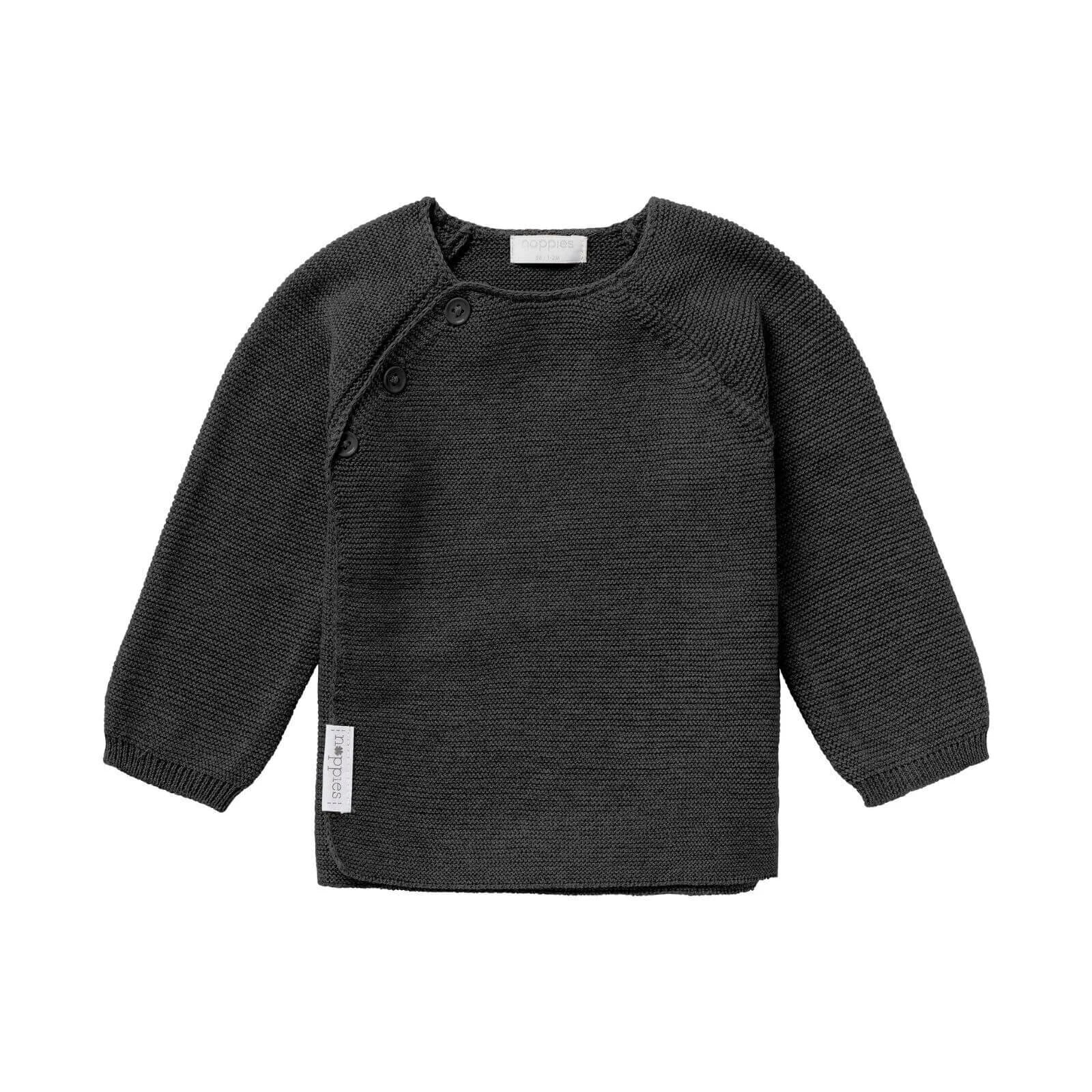 Noppies U Cardigan Knit LS Pino - Dark Grey Melange - ebebek - Black Friday