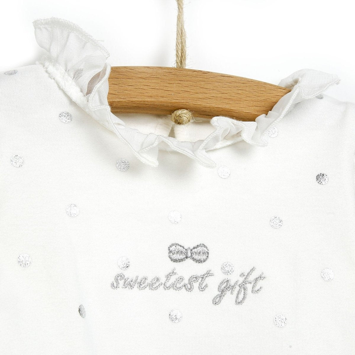 Bebetto Blouse - Tights - Ecru - ebebek - Black Friday