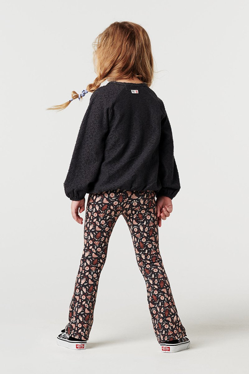 Noppies Girls Legging Kiss - Phantom - ebebek - Black Friday