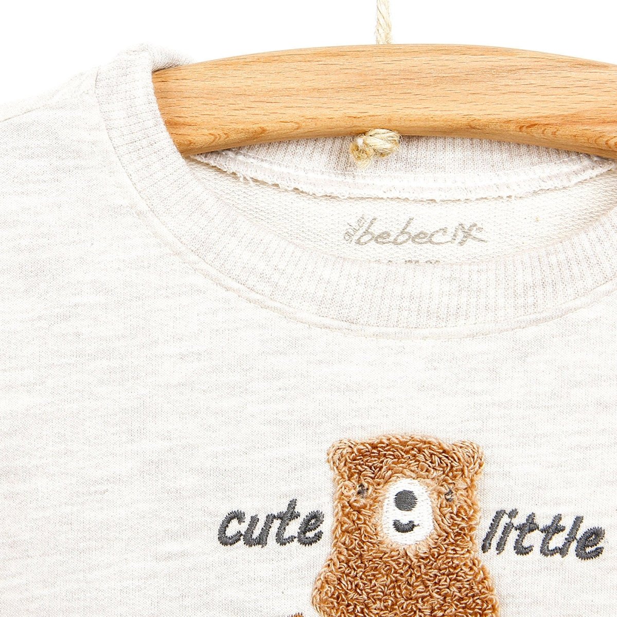 Bebecix Sweatshirt - Footless Bottom - Ecru - ebebek - Black Friday