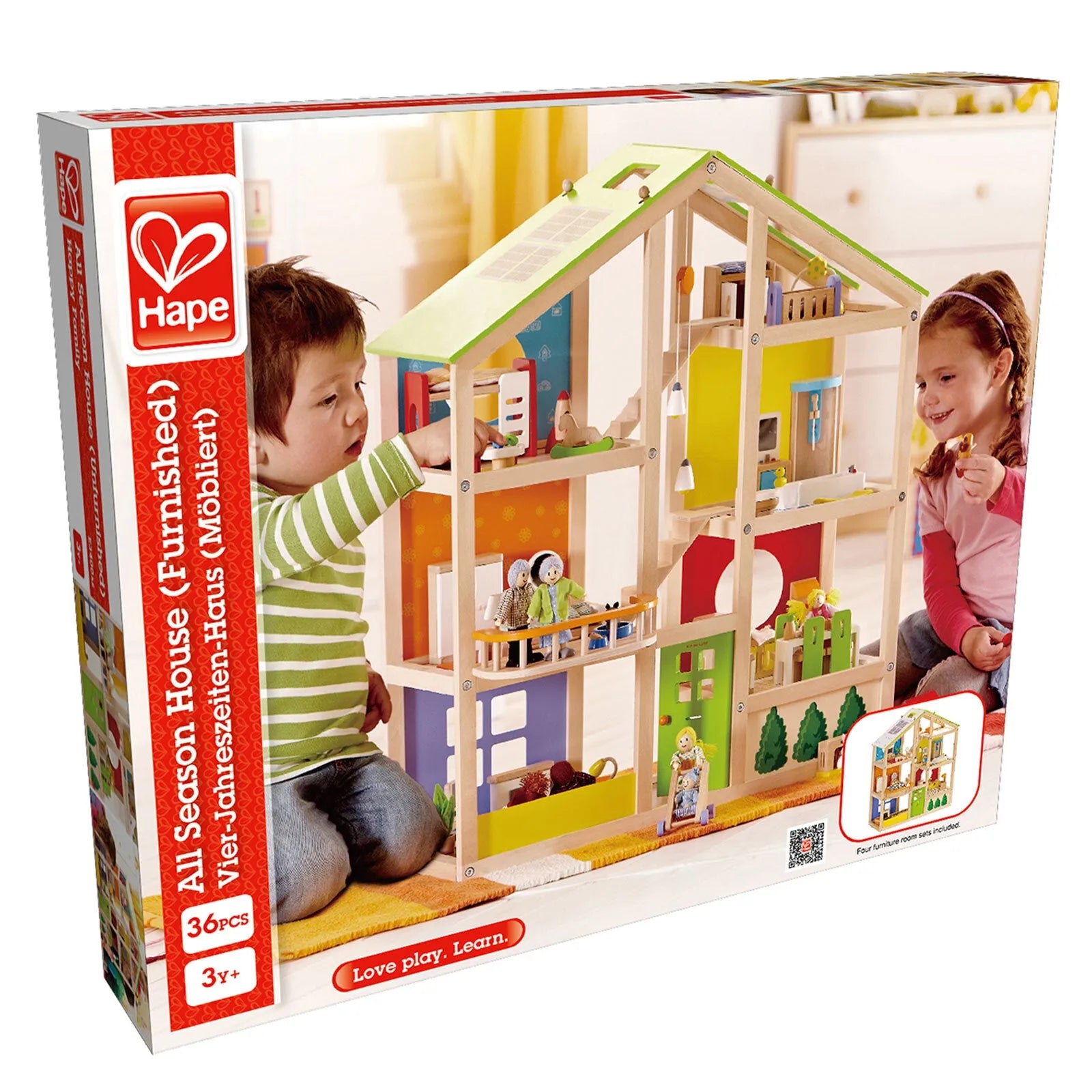 Hape All Season House (Furnished) - ebebek - Black Friday