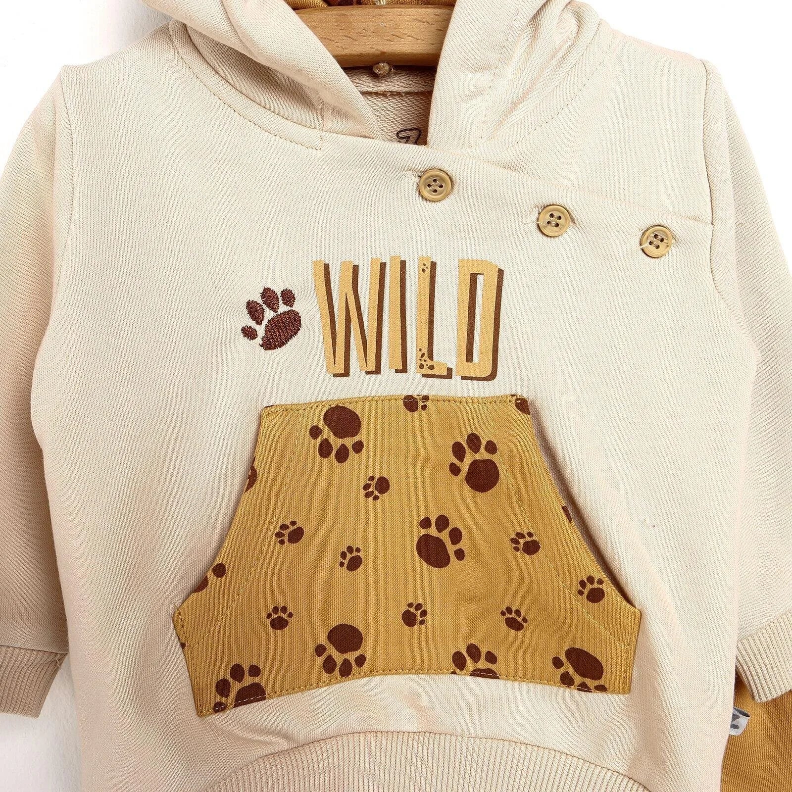 BabyZ Sweatshirt - Footless Bottom - Cinnamon - ebebek - Black Friday