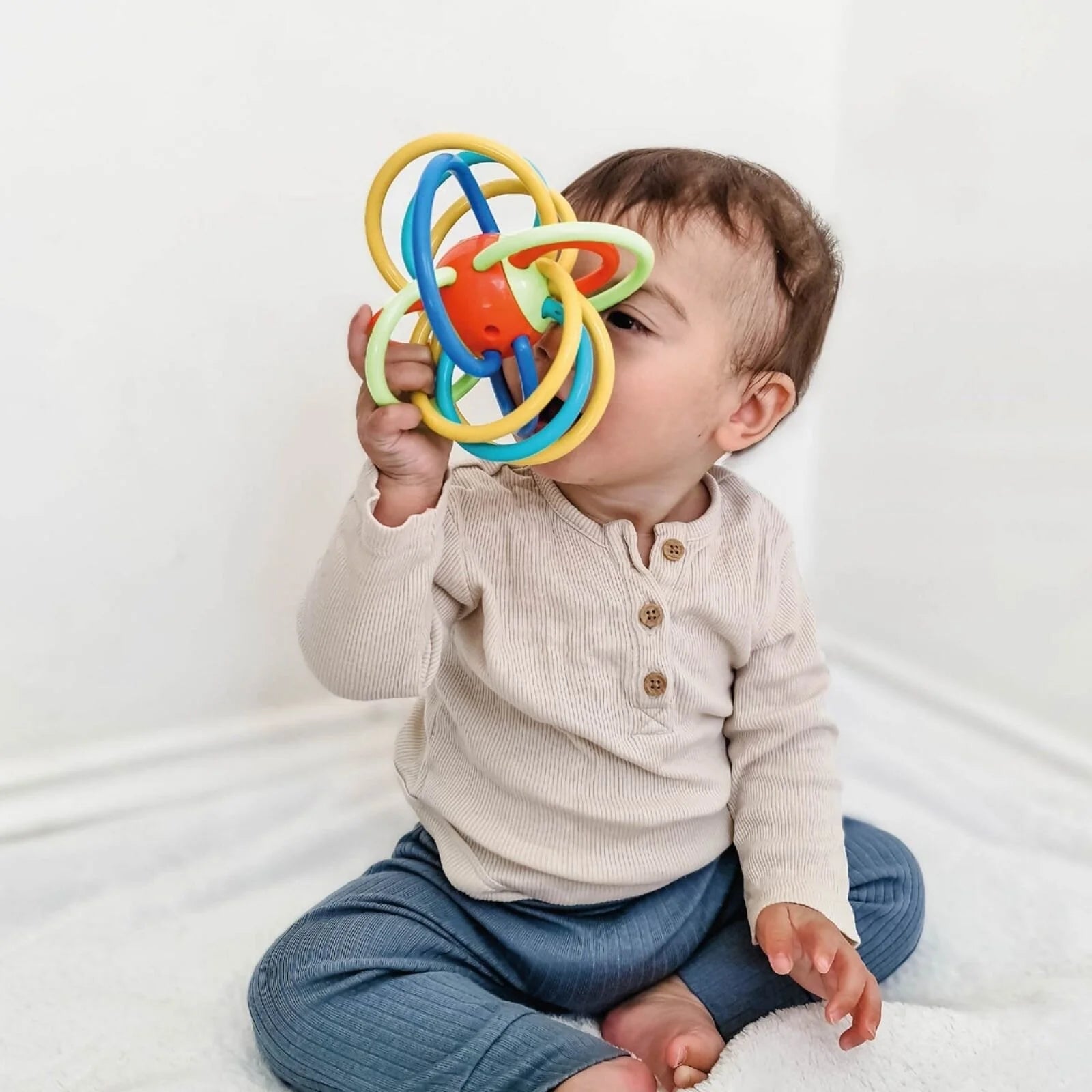 Nuby Lots of Loops Teether 3+ months - ebebek - Black Friday