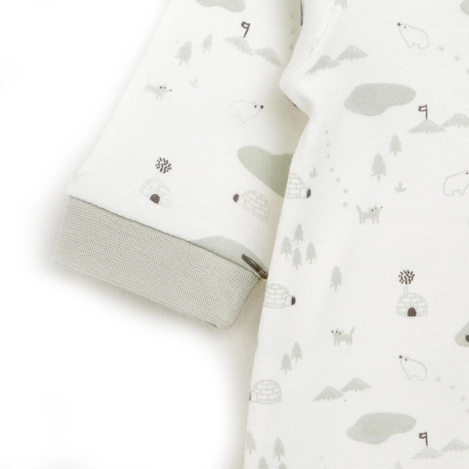 HelloBaby Newborn Baby Boy Footed Jumpsuit - Ecru - ebebek - Black Friday