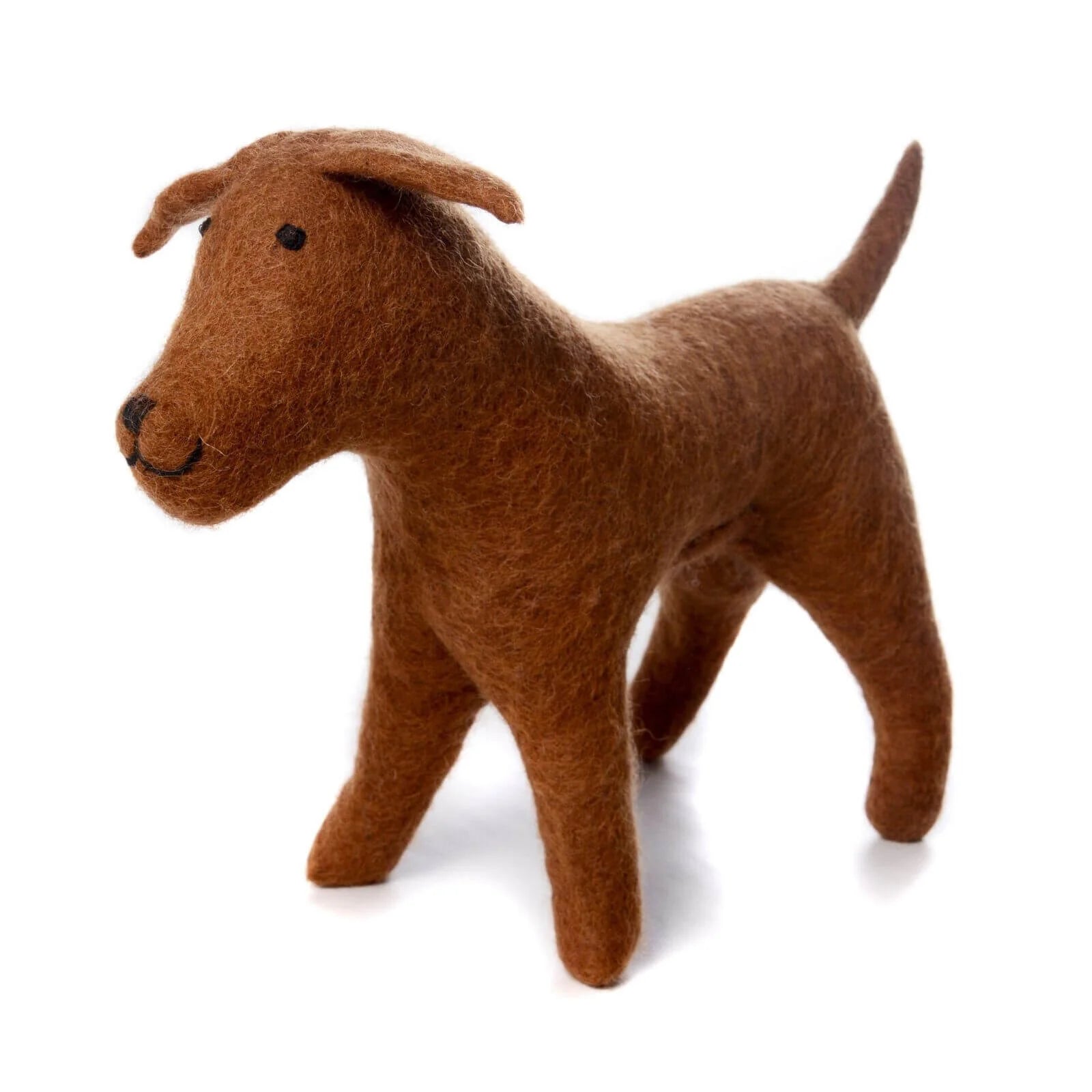 Amica Felt Chocolate Labrador Toy 24cm - ebebek - Black Friday