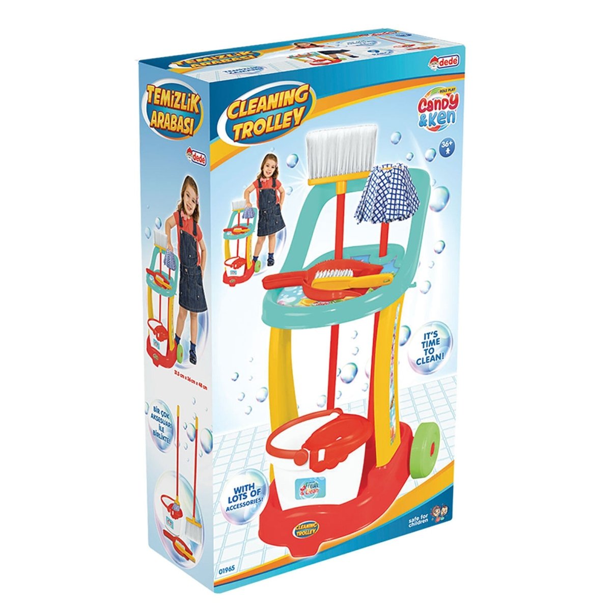 Dede Cleaning Trolley 9 pcs - ebebek - Black Friday