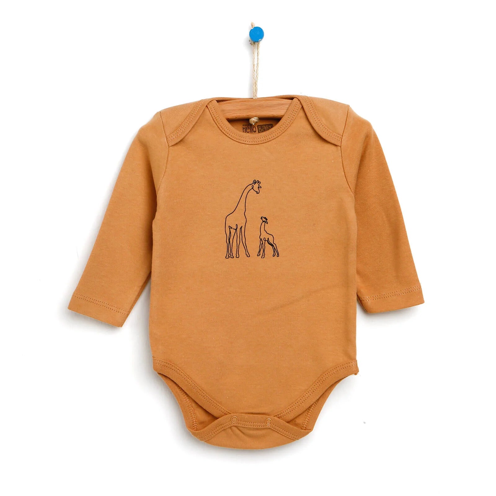 HelloBaby Long Sleeve Bodysuit - Nude - ebebek - Black Friday