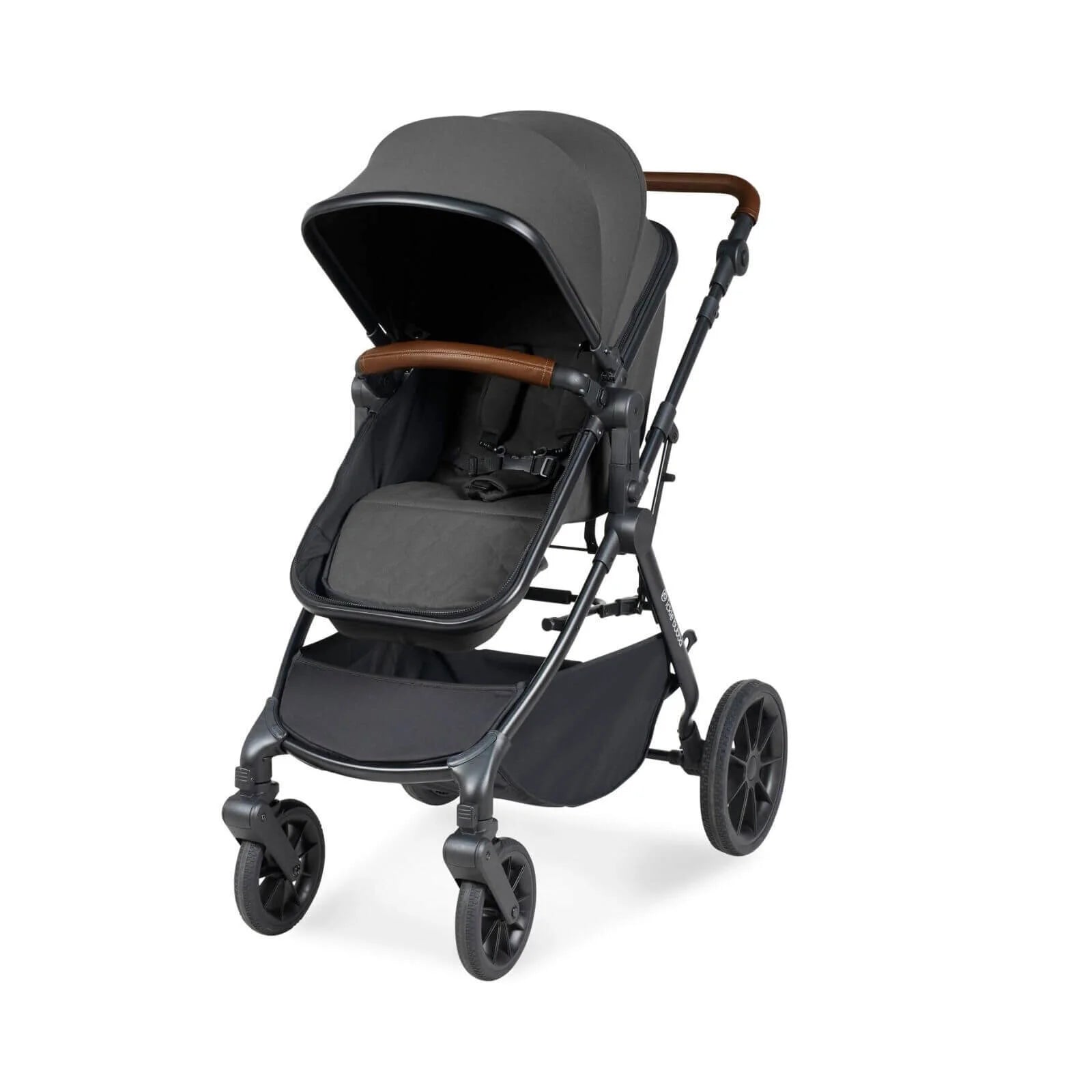 Ickle Bubba Cosmo 2 - in - 1 Pushchair & Carrycot - Black/Graphite Grey/Tan - ebebek - Black Friday