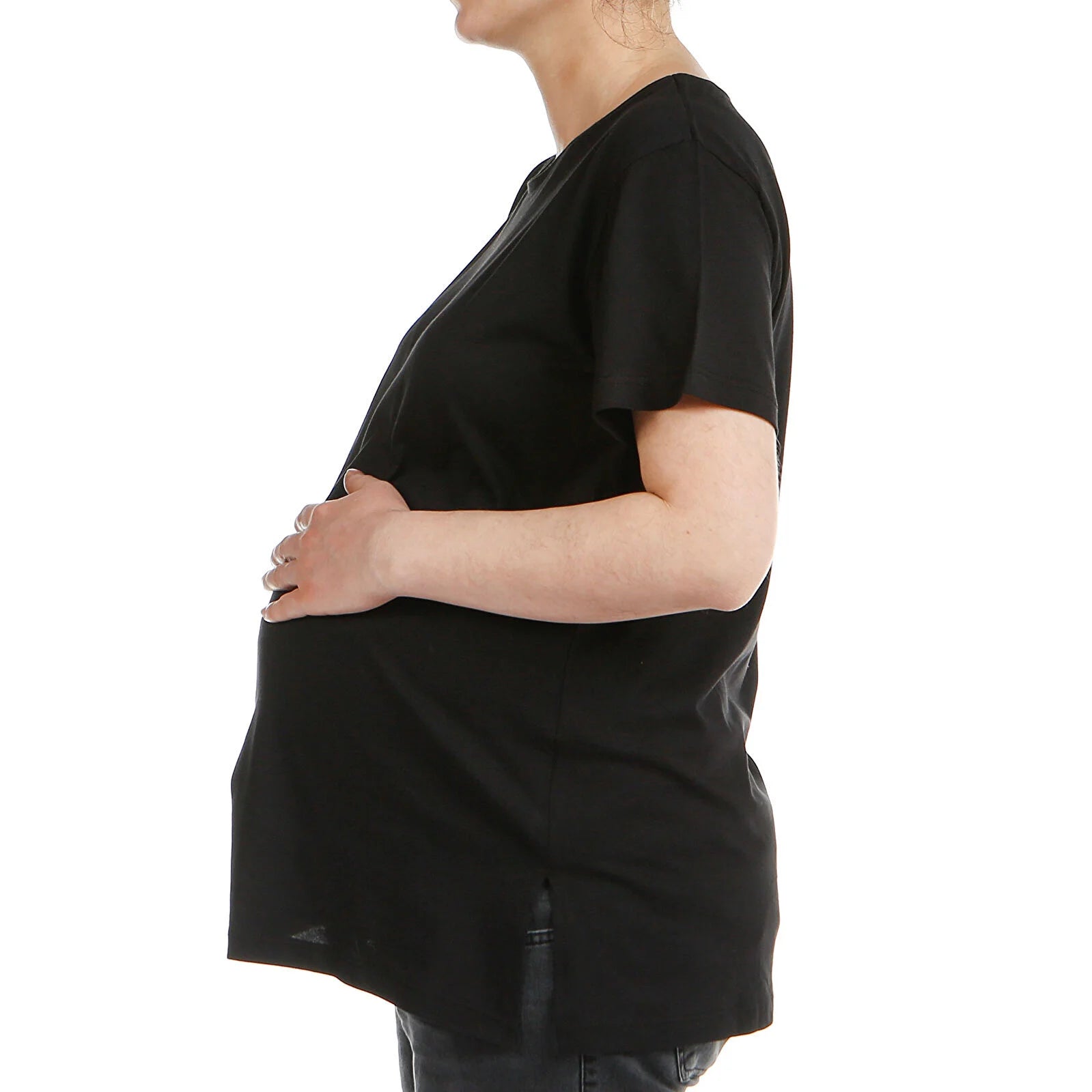 baby mom Maternity Tshirt - Black - ebebek - Black Friday