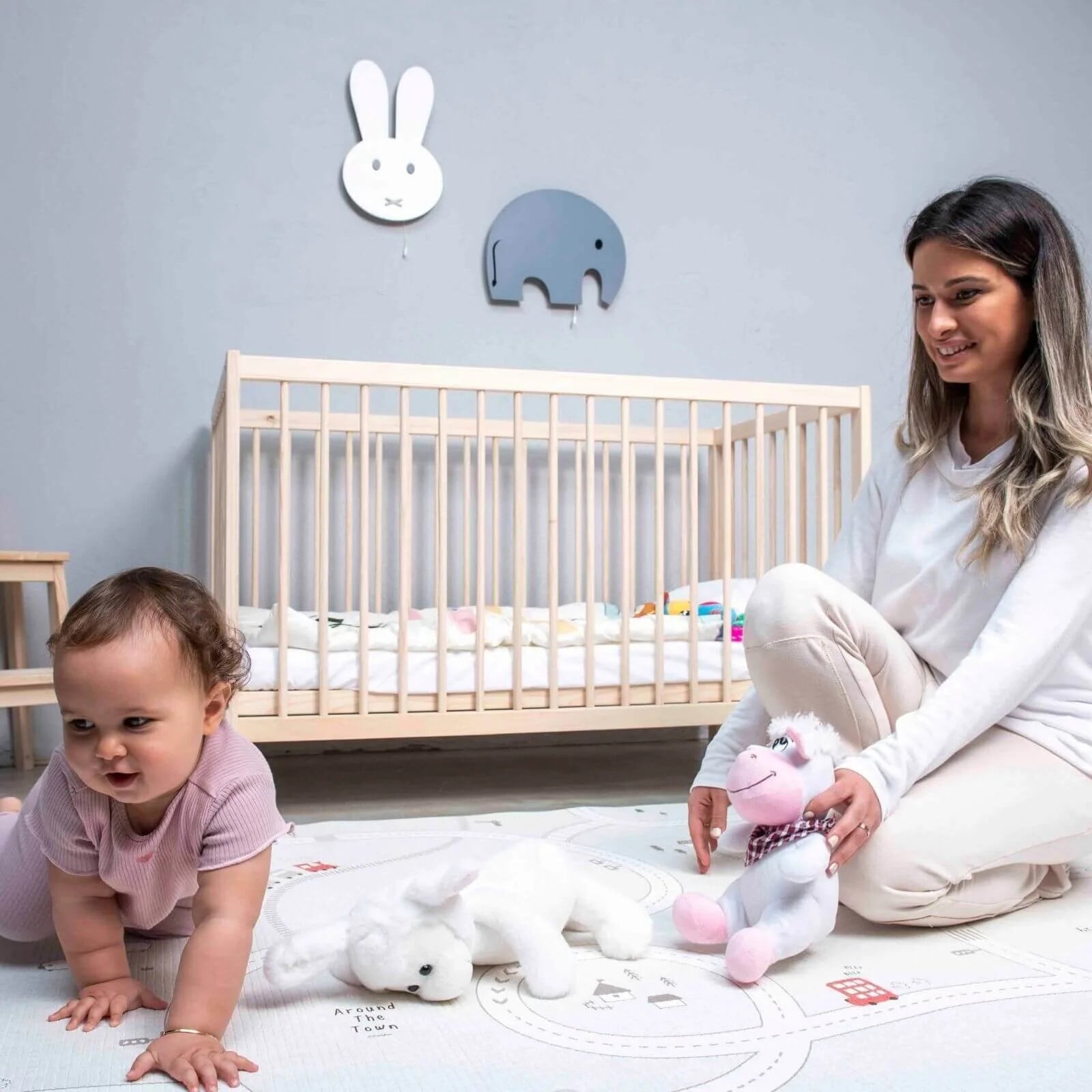 Kukka Natural Wood 2 - Level Cot 60x120 cm - Kukka - ebebek