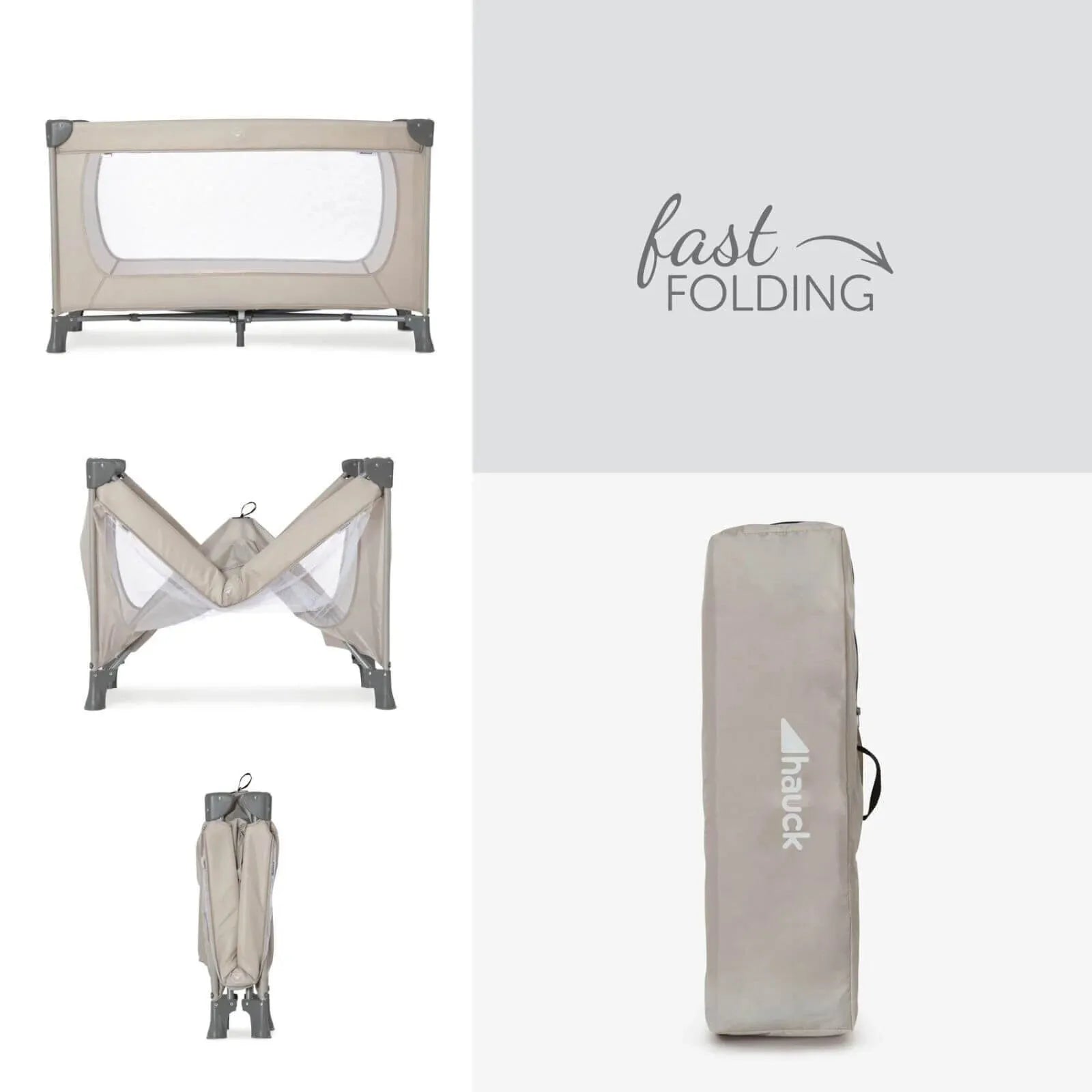 Hauck Dream N Play Travel Cot - Beige - ebebek - Black Friday