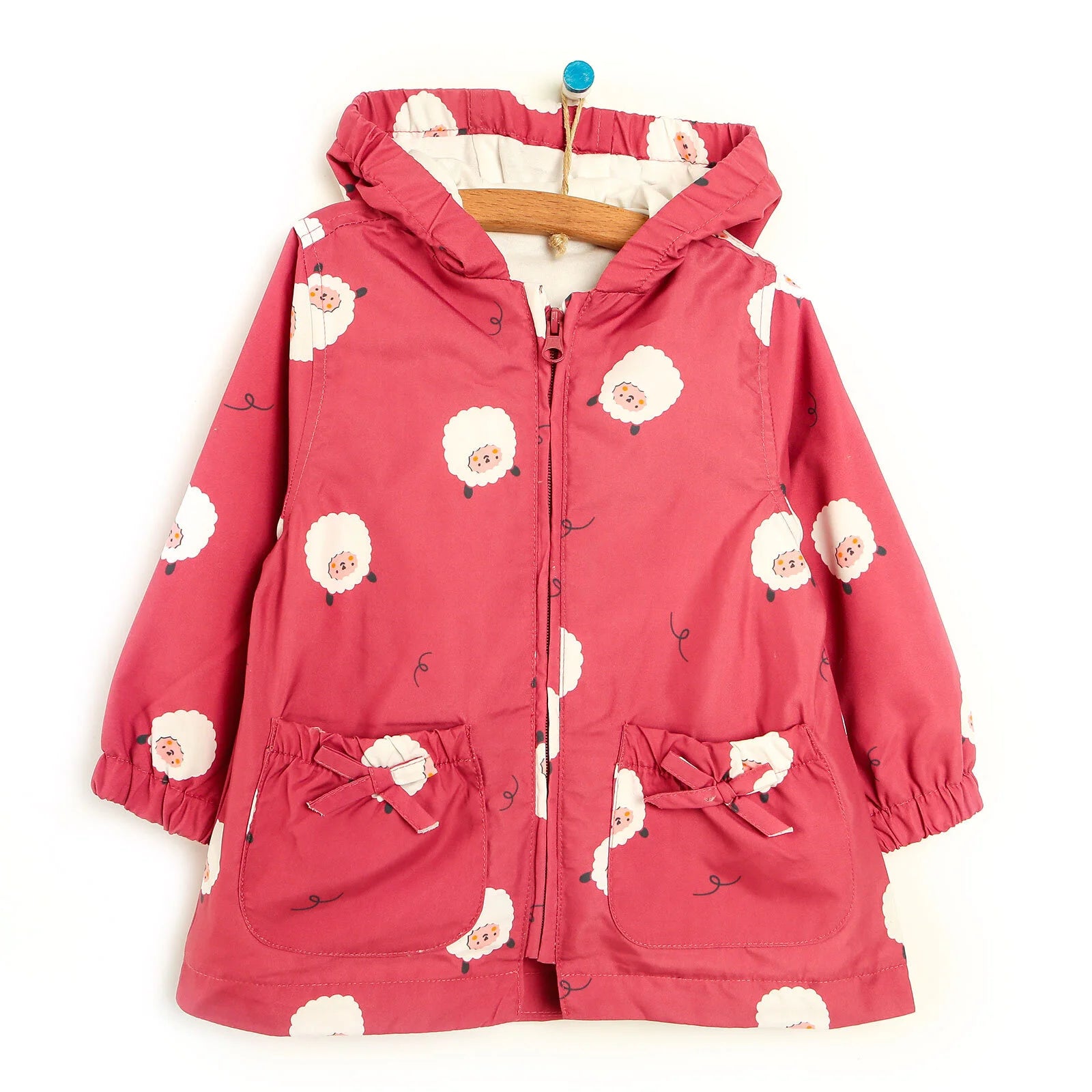 Midimod Basic Baby Girl Sheep Printed Ho - Light Rose - ebebek - Black Friday