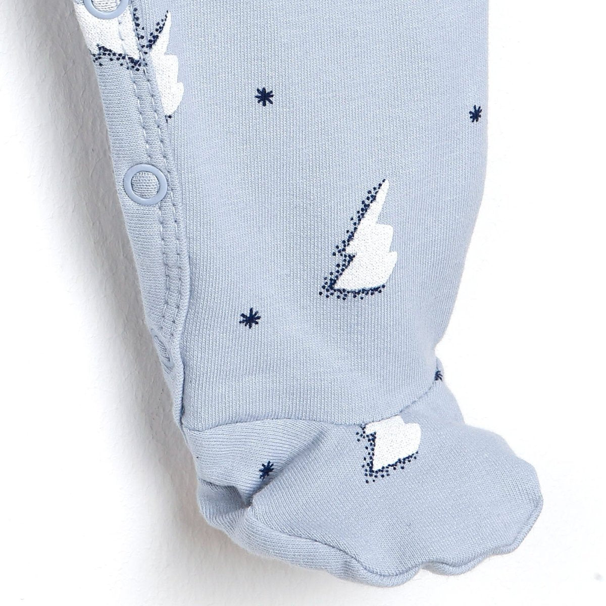 Antebies Newborn Sky Organic Footed Jumpsuit - Blue - ebebek - Black Friday