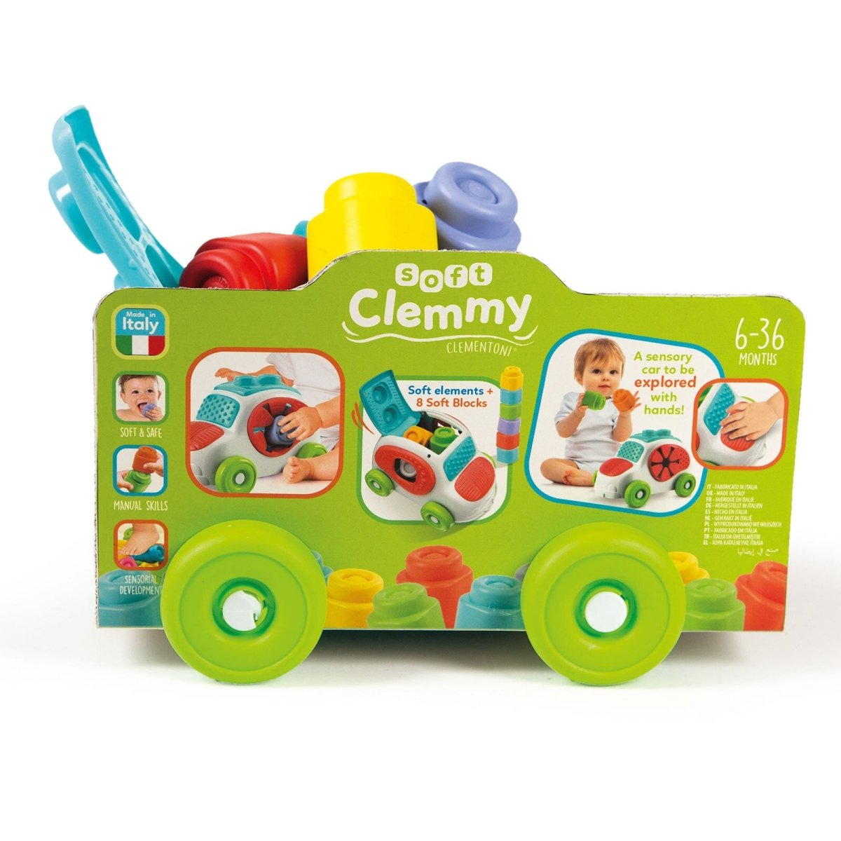 Clementoni Soft Clemmy - Soft Block Sensory Car - ebebek - Black Friday