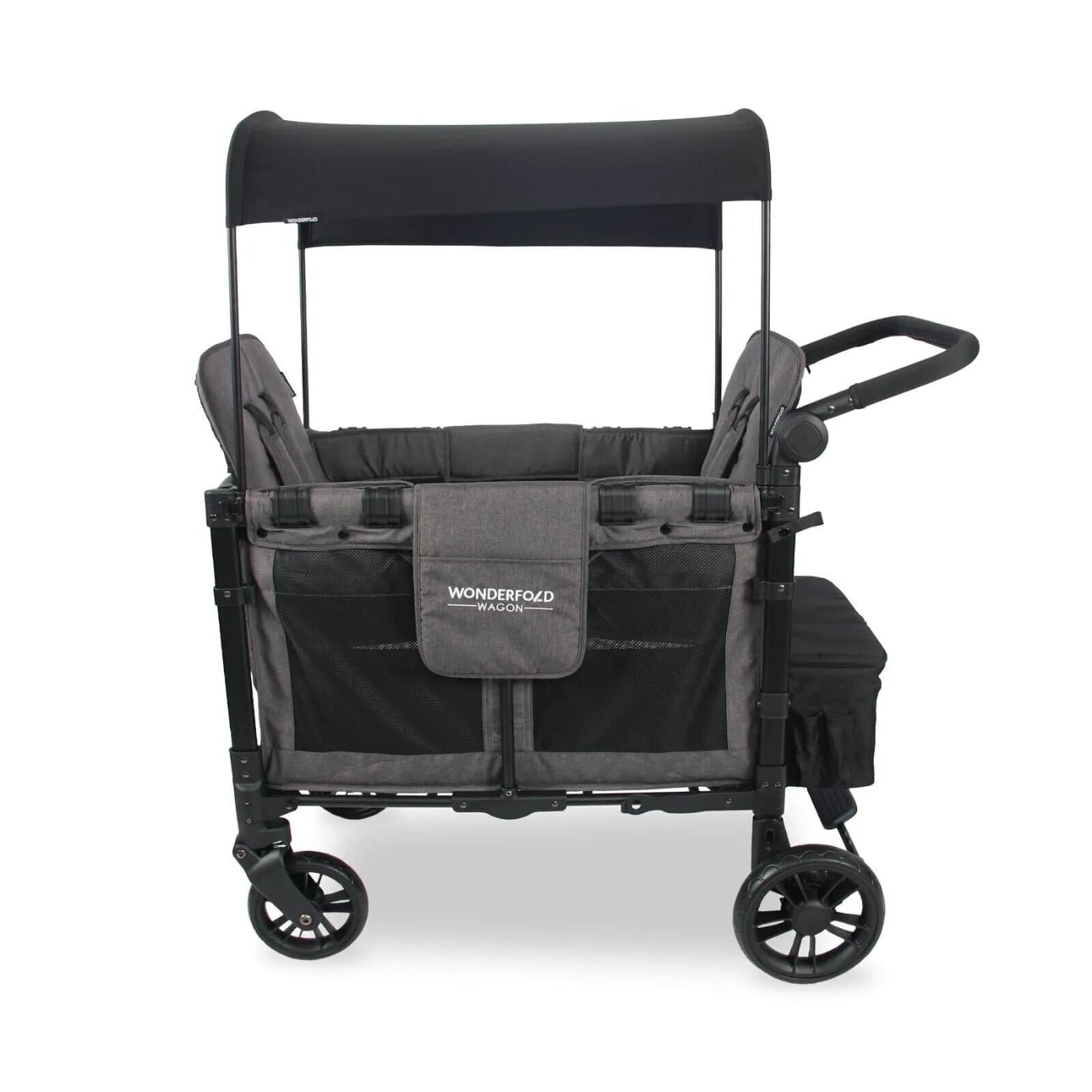 Wonderfold W2 Elite Double Stroller Wagon - Charcoal Grey - ebebek - Black Friday